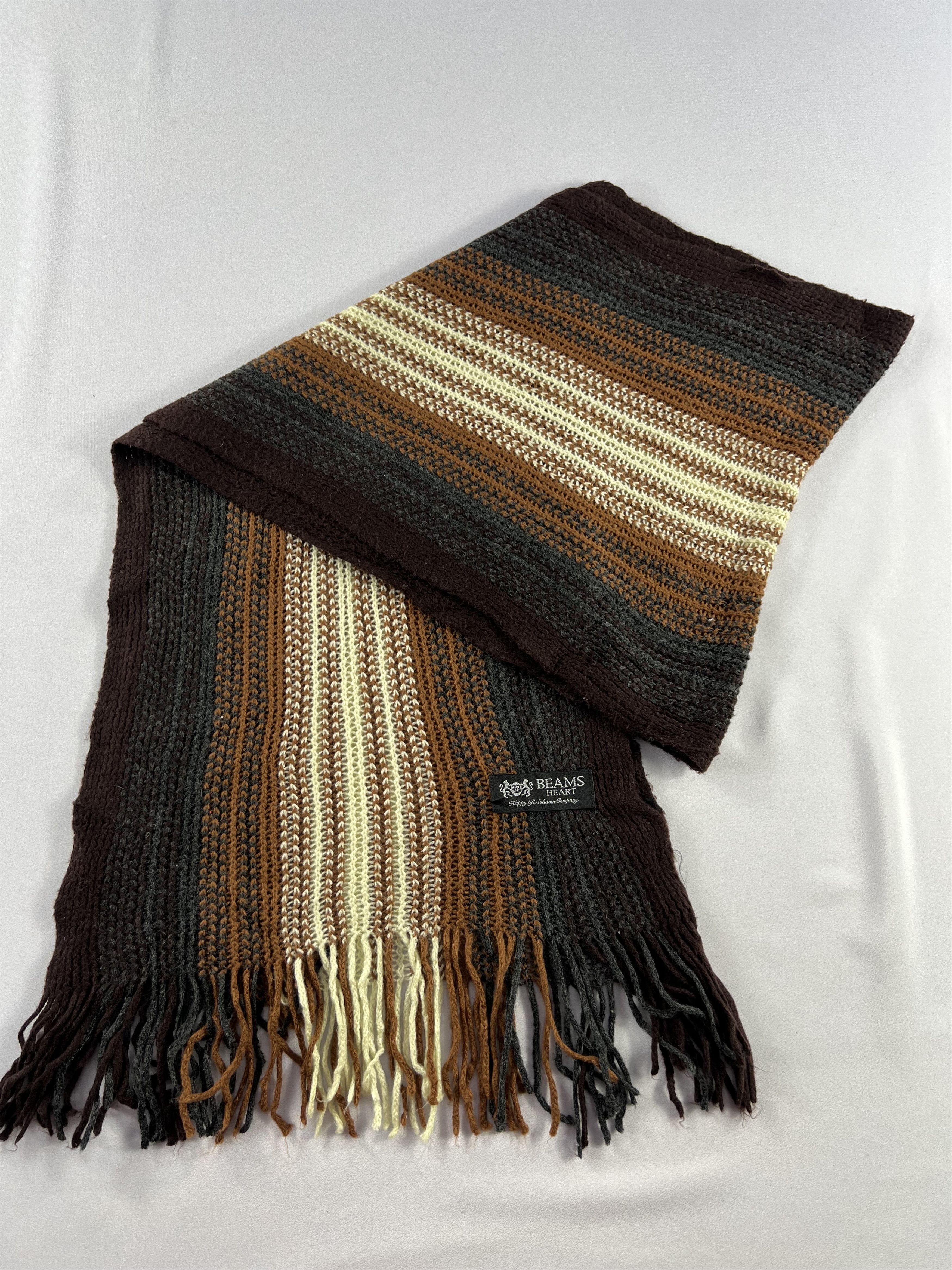 Beams Plus Beams Heart Scarf / Muffler / Neckwear P956 Size ONE SIZE - 5 Thumbnail