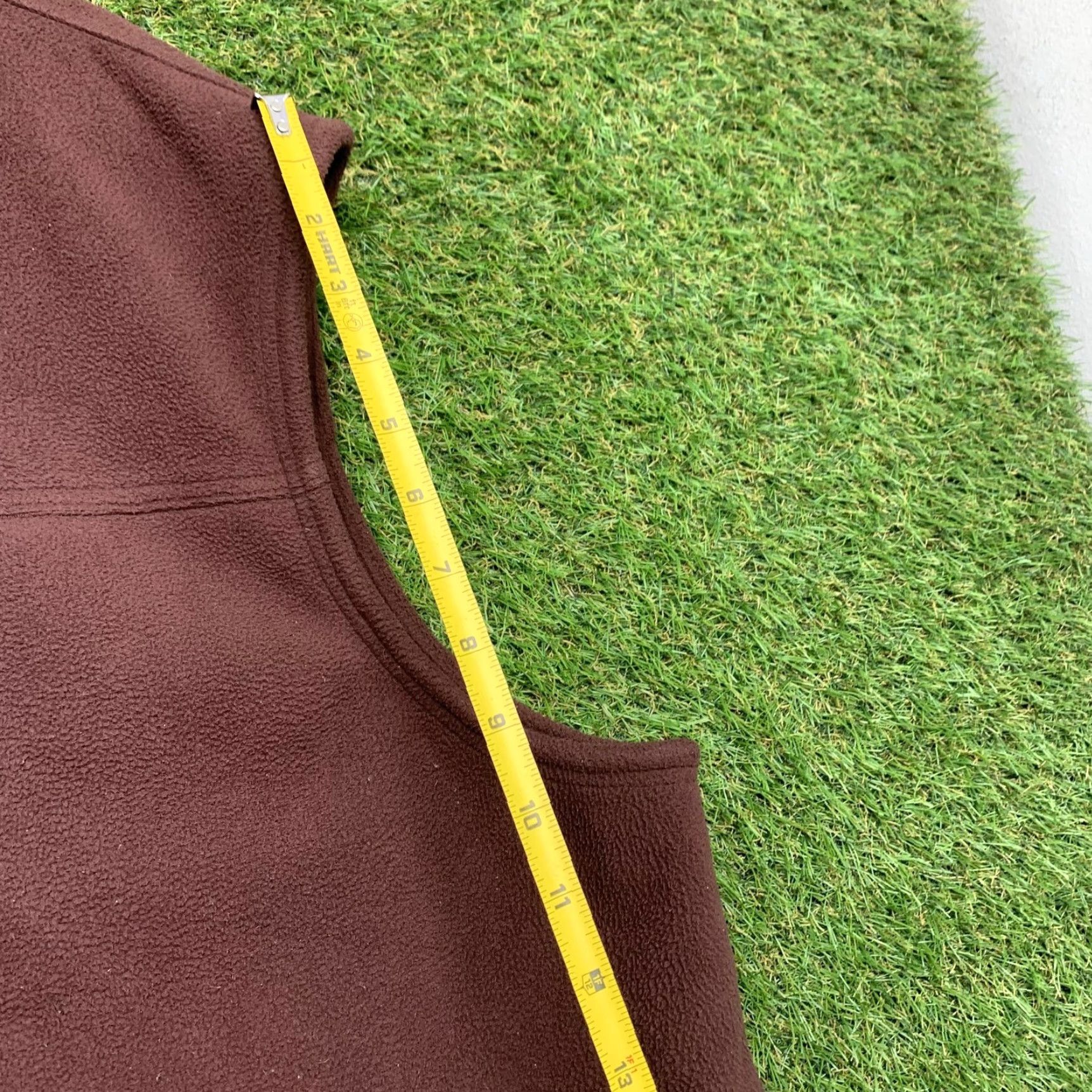 Duluth Trading Company Duluth Trading Co Vest Mens 2XL Brown Fleece Full Zip Collared Pockets Workwear Outdoor Casual Zip Vest Size US XXL / EU 58 / 5 - 4 Thumbnail