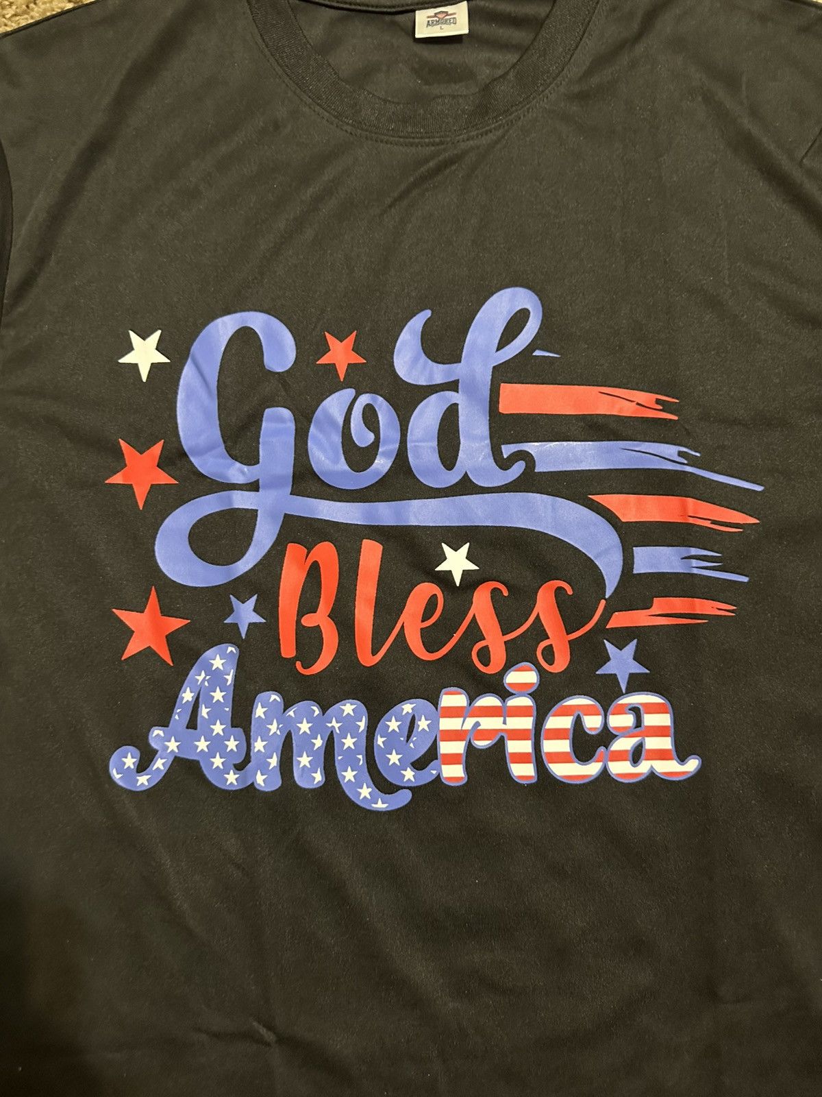Nike × Vintage Vintage God bless America 00s size large Size US L / EU 52-54 / 3 - 2 Thumbnail