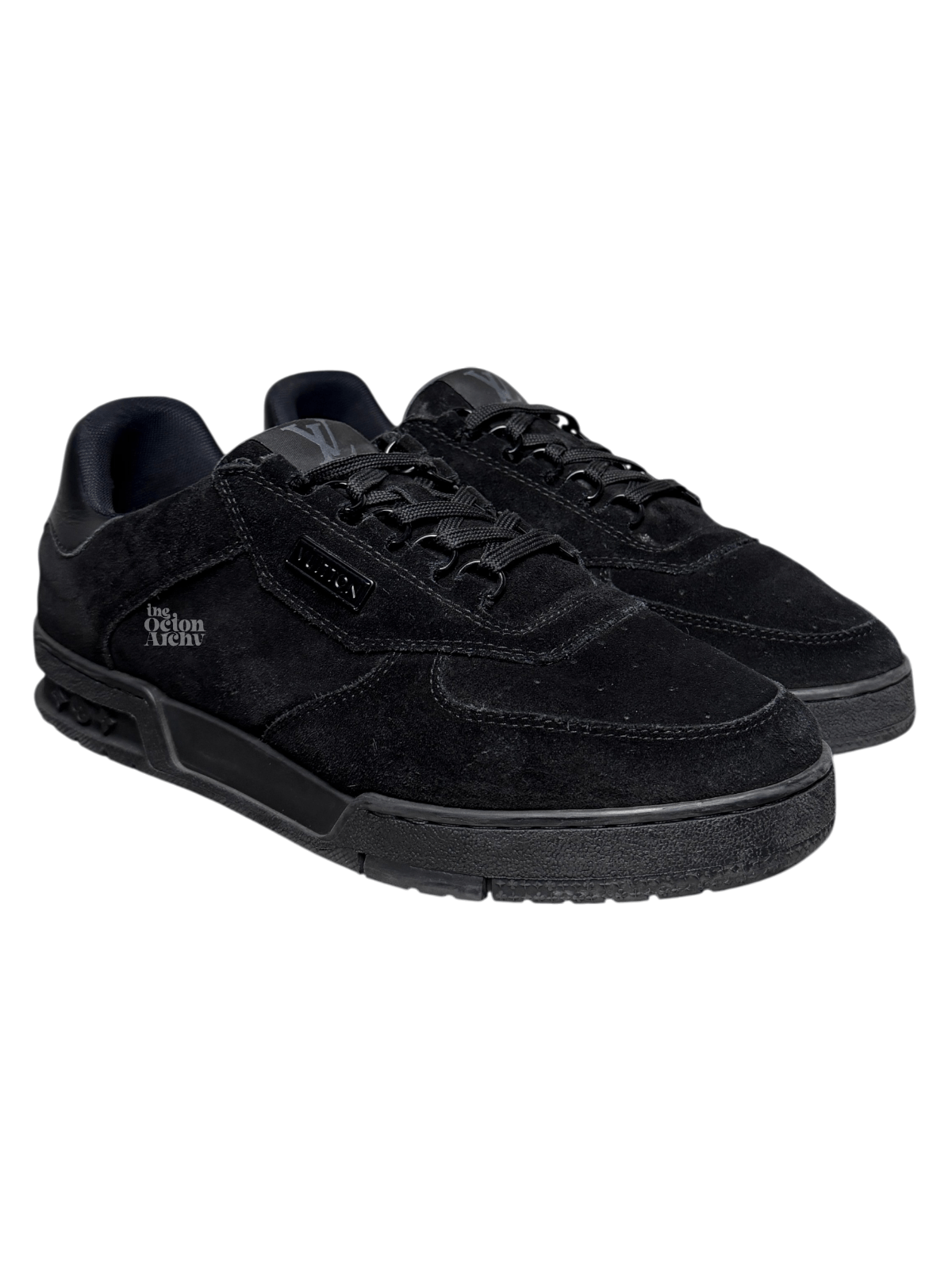 Louis Vuitton Louis Vuitton LV Employee Trainer Uniform - Black Suede Used Size US 9.5 / EU 42-43 - 1 Thumbnail