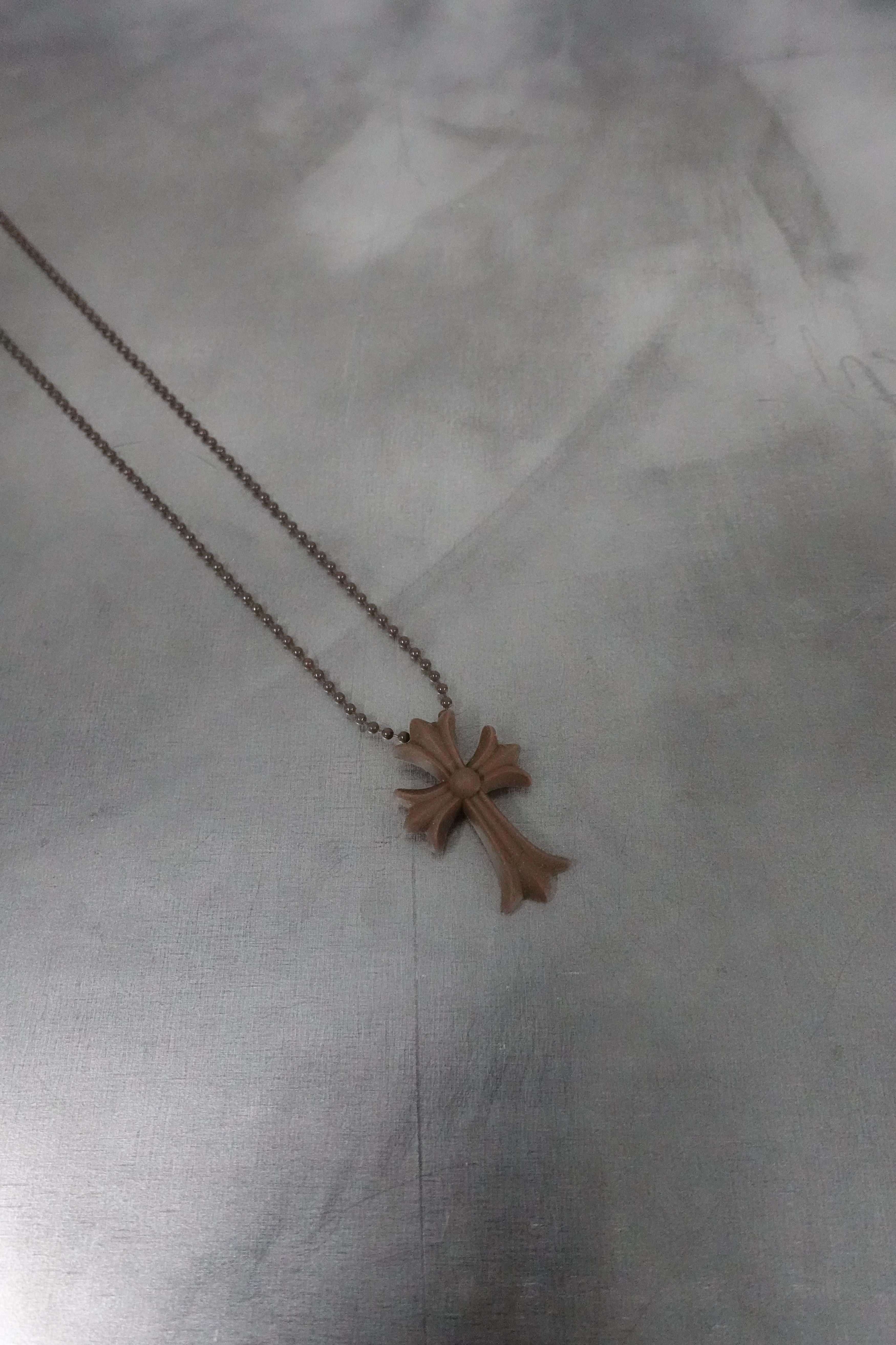 Chrome Hearts CHROME HEARTS SILICHROME NECKLACE BROWN Size ONE SIZE - 2 Thumbnail