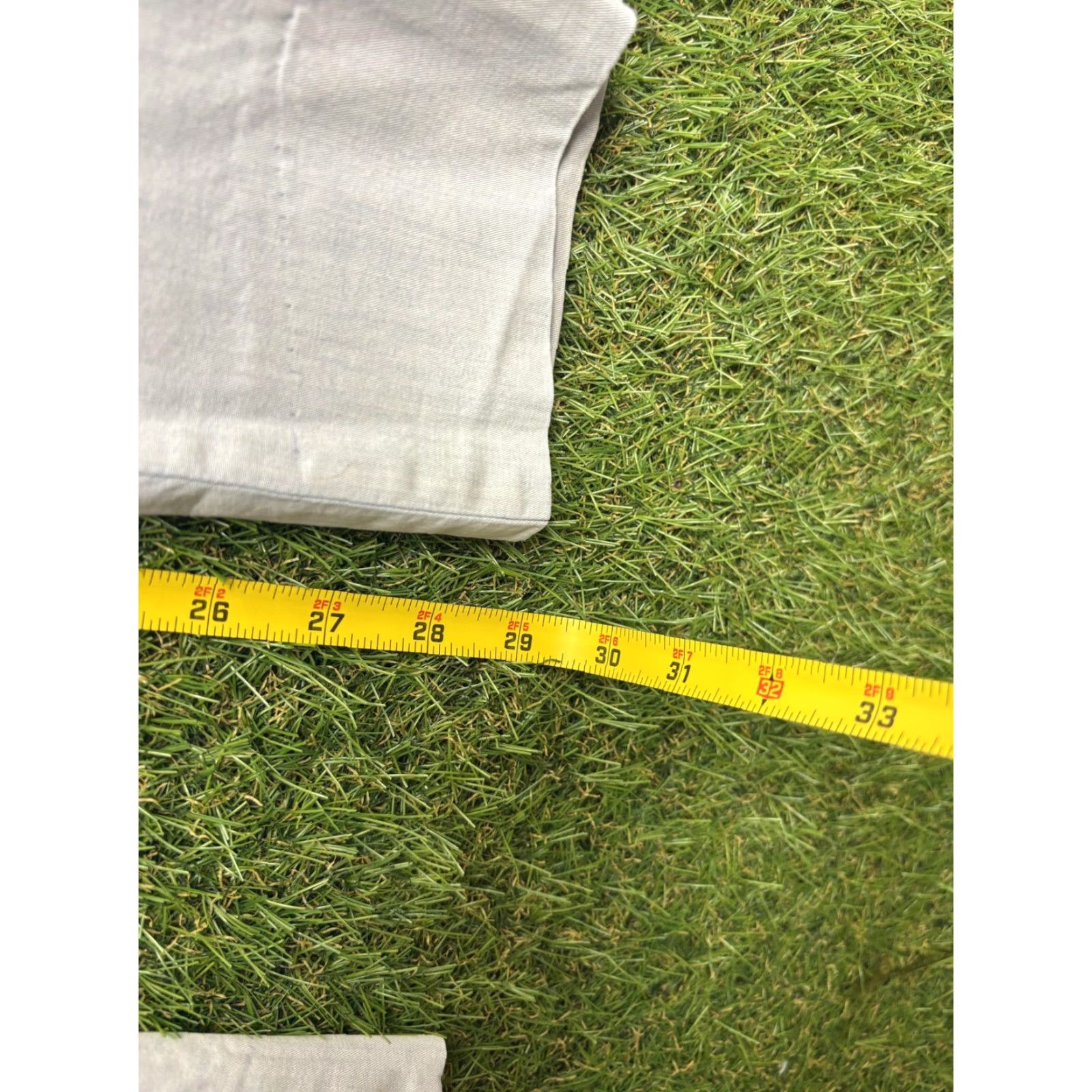 Vintage Hiltl Pants Mens 37 Gray Chino Flat Front Stretch Cotton Pockets Casual Business Regular 31 in Straight Size US 37 - 5 Thumbnail