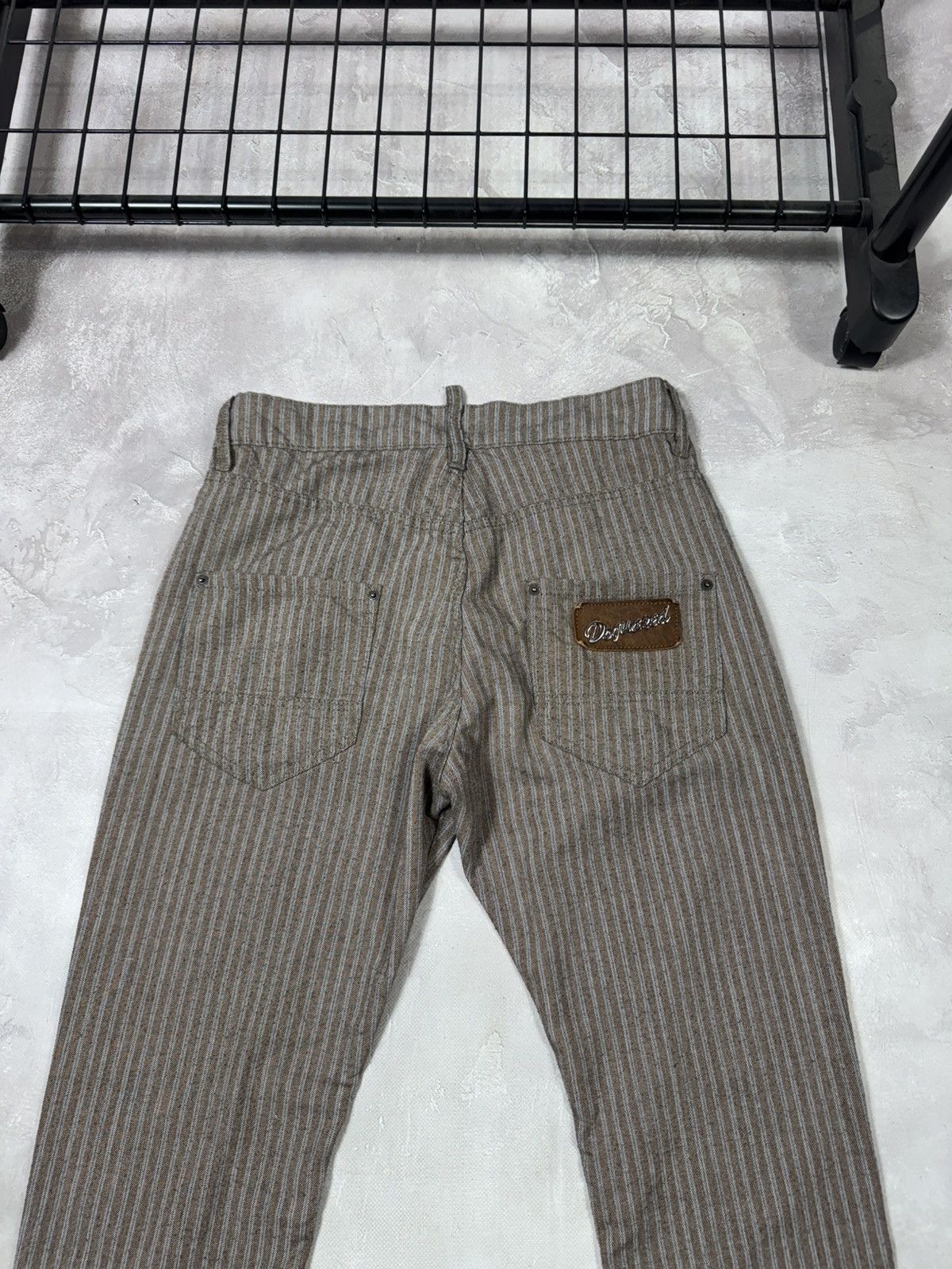 Dsquared2 Vintage Dsquared2 Striped Y2k Pants Size US 34 / EU 50 - 3 Thumbnail