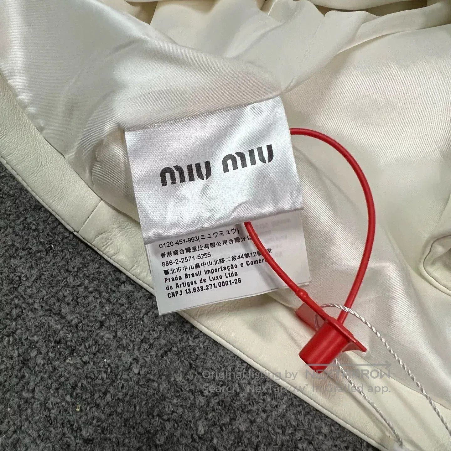 Miu Miu miumiu logo short leather jacket. Size US S / EU 44-46 / 1 - 6 Thumbnail