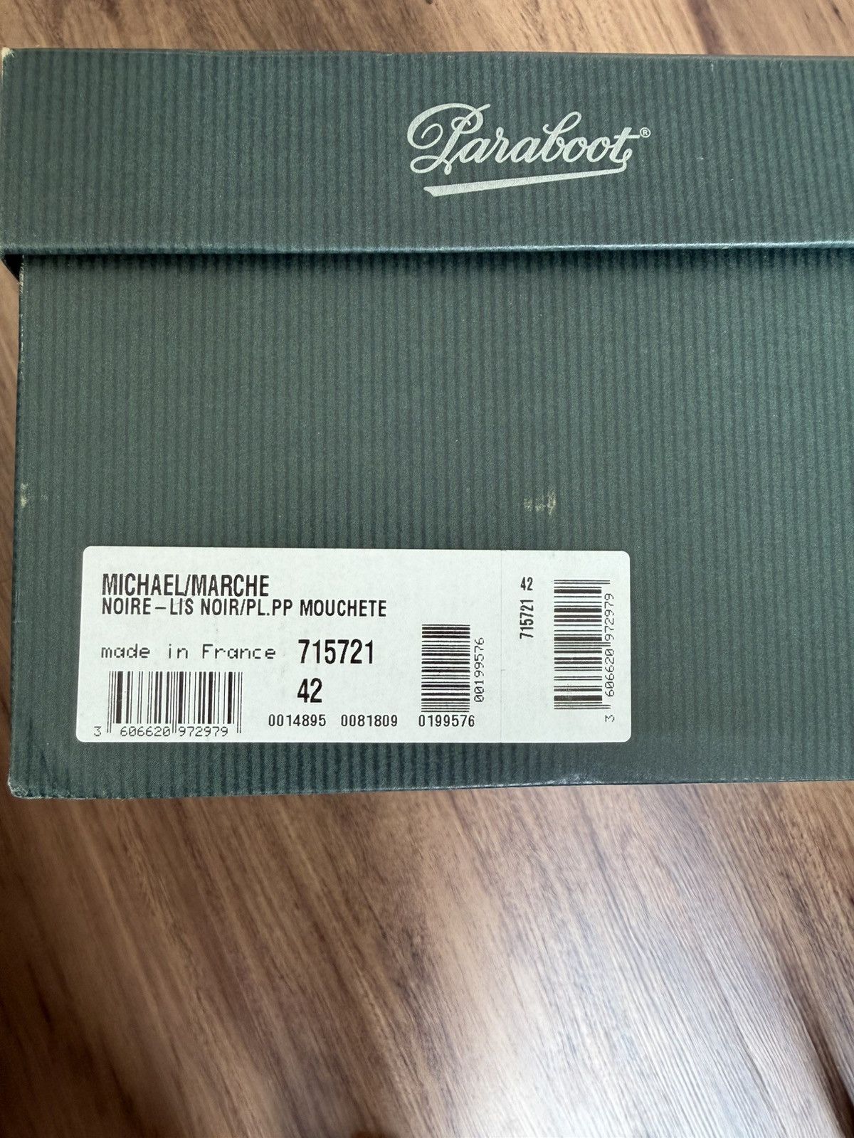 Paraboot Paraboot Michael Lis Noir PLPP Mouchete 42 Size US 9 / EU 42 - 5 Thumbnail