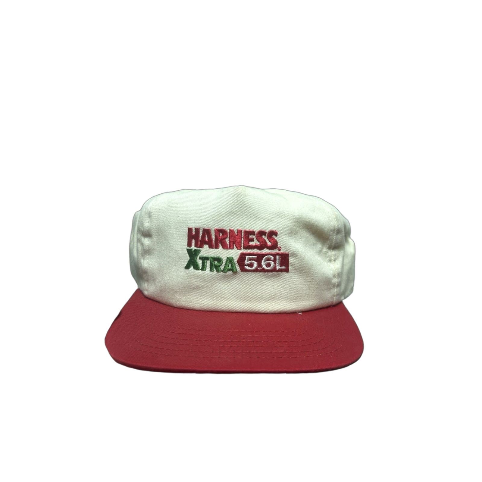 Vintage VINTAGE SnapBack Hat Cap USA 80s 90s Harness Xtra 5.6L herbicide farm Made in USA Men Adjustable White, SnapBack, USA, Vintage, 80s 90s, Hat, Mens Size ONE SIZE - 1 Thumbnail