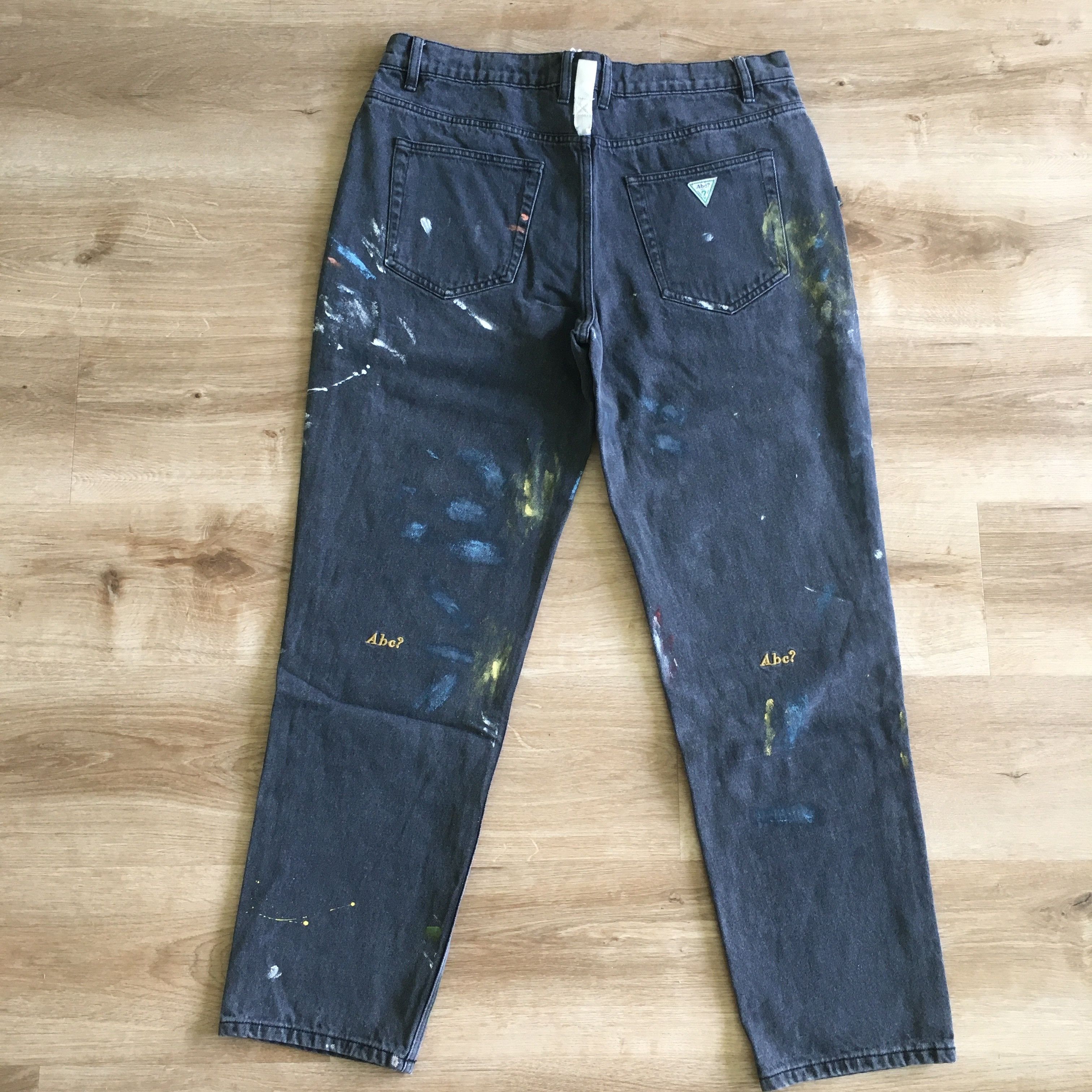 Advisory Board Crystals × Guess Abc. x Guess "Abc?" Painter's Denim pants Size US 34 / EU 50 - 6 Thumbnail