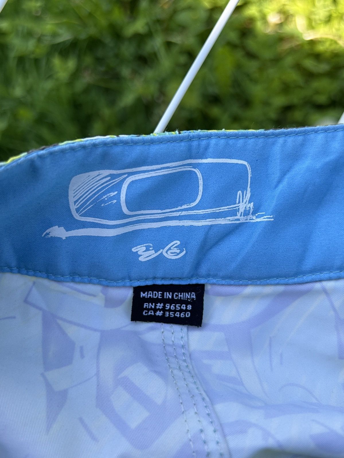 Oakley Vintage Oakley Allover AOP Crazy Design Swimming Shorts Size US 36 / EU 52 - 9 Thumbnail