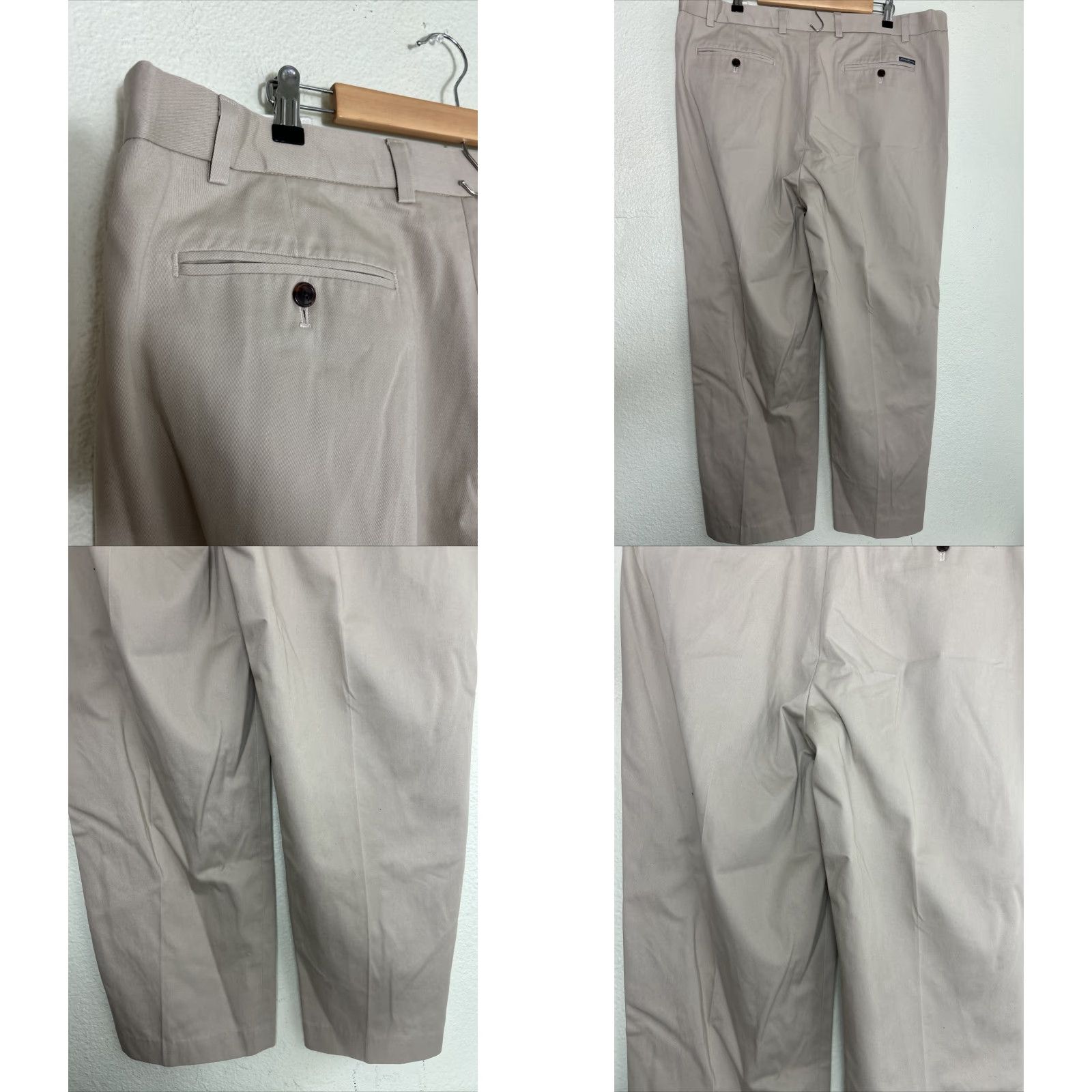 Eddie Bauer VINTAGE Eddie Bauer wrinkle free relaxed fit cotton pants Khaki mens 42x30 42 Tall Size US 42 / EU 58 - 8 Thumbnail