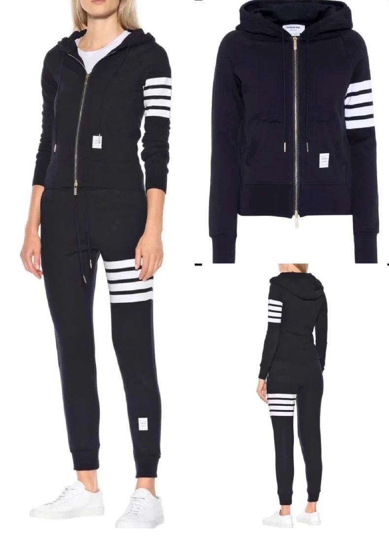 Thom Browne Thom Browne Dark blue four-barrel sweater Size XS / US 0-2 / IT 36-38 - 8 Thumbnail