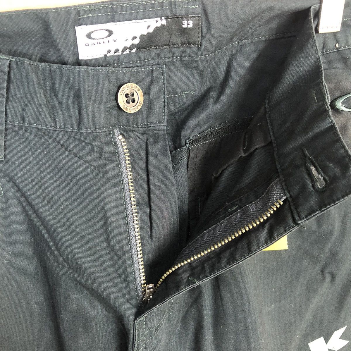 Oakley Oakley Dark Blue Cargo Multipocket Pants #A442 Size US 33 - 12 Thumbnail