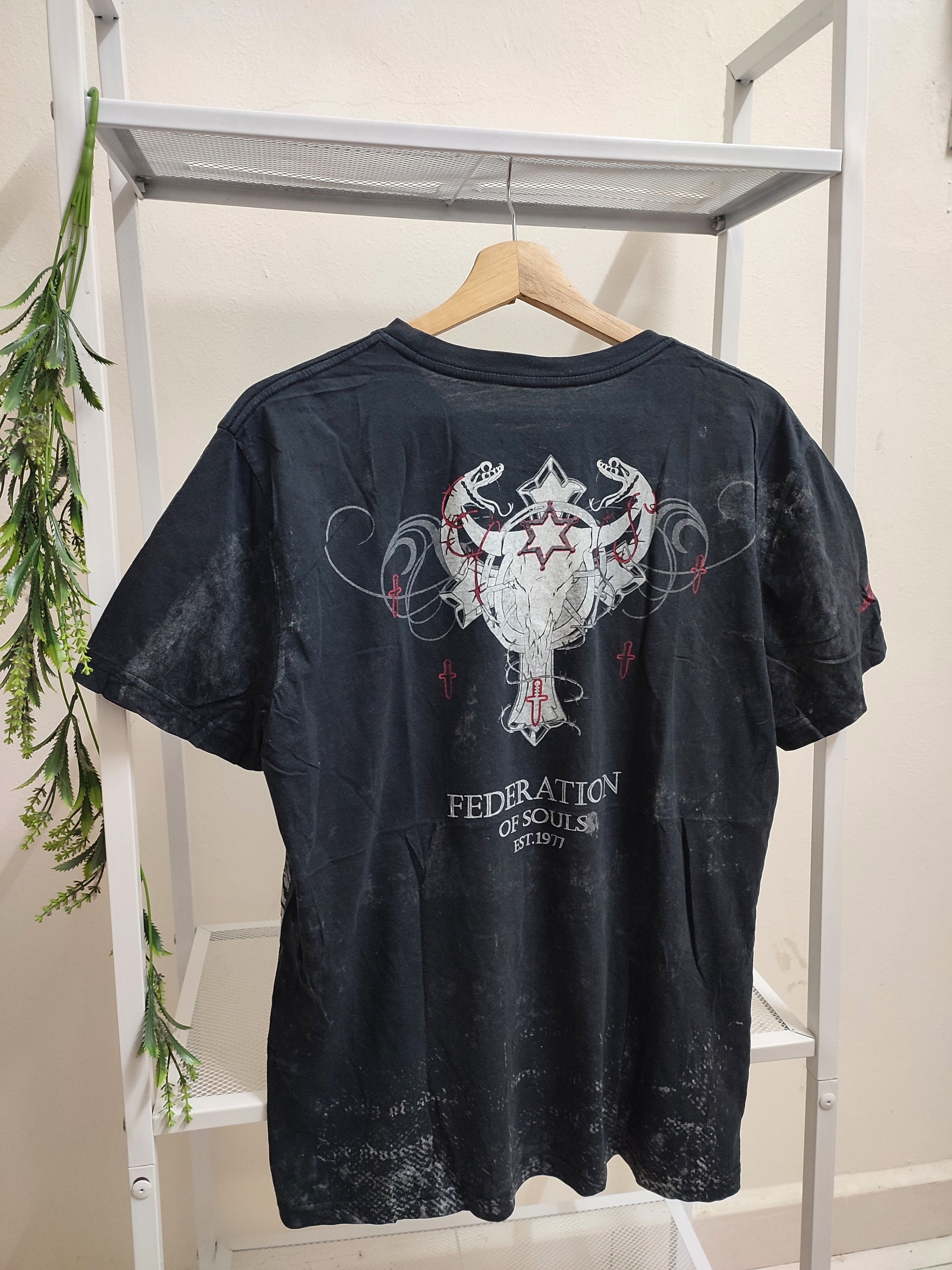 Vintage Vintage Federation Of Souls Est. 1977 Tees Size US M / EU 48-50 / 2 - 7 Thumbnail