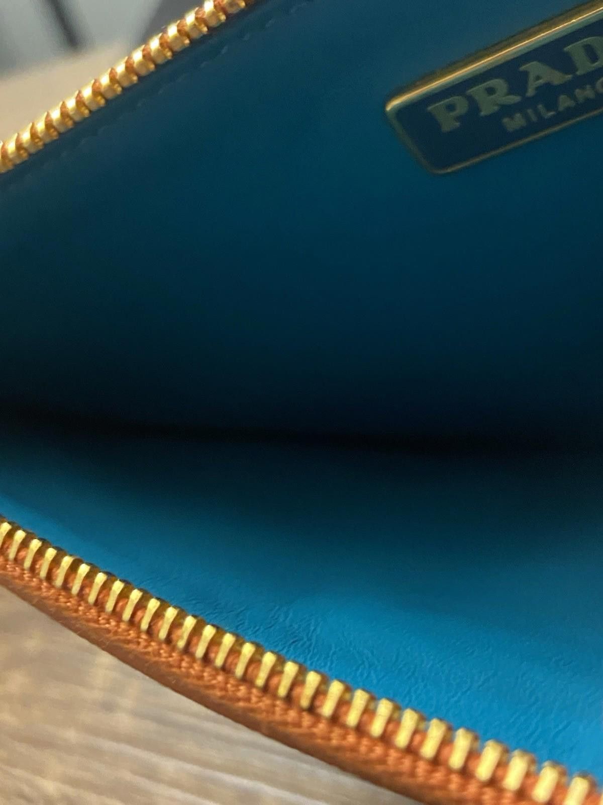 Prada Rare Prada 2013 ResortLine Saffiano Beach Ocean Clutch Pouch Size ONE SIZE - 12 Thumbnail