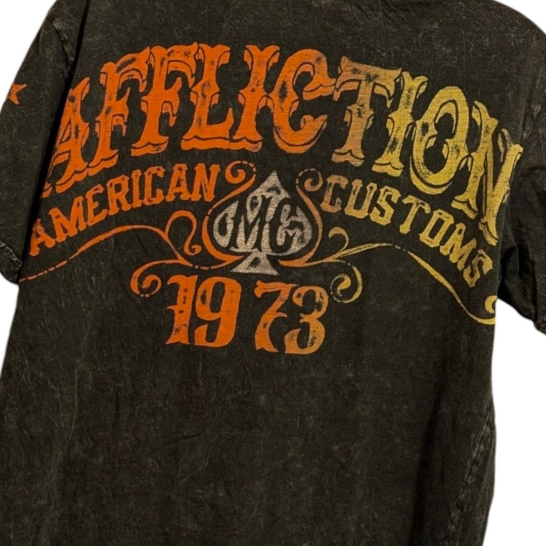 Affliction AFFLICTION American Customs 1973 Short Sleeve T-shirt Gray M Size US M / EU 48-50 / 2 - 5 Thumbnail