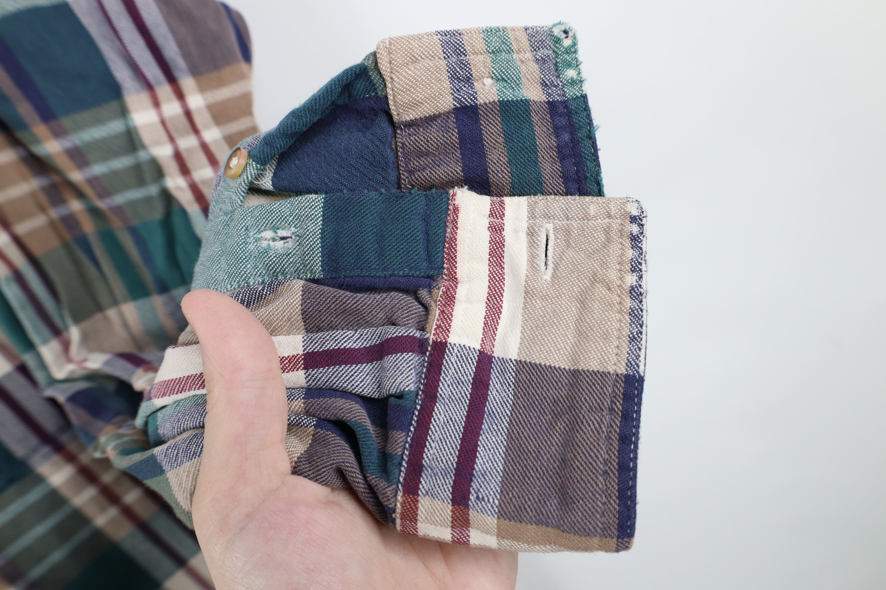 Eddie Bauer Vintage 90s Eddie Bauer Bainbridge Flannel Button Shirt Size US M / EU 48-50 / 2 - 5 Thumbnail
