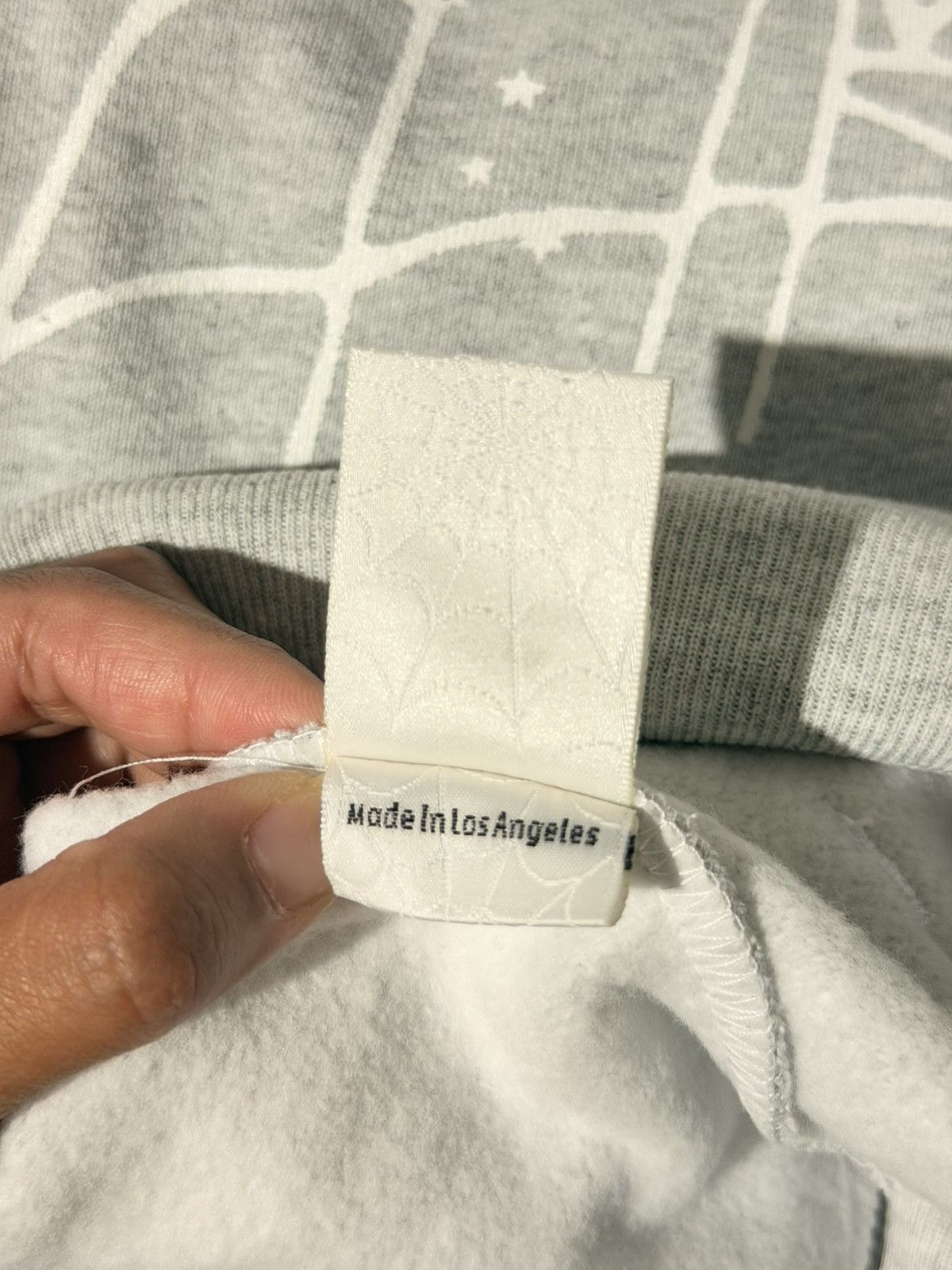 Sp5der OG WEB HEATHER GREY HOODIE XS Size US XS / EU 42 / 0 - 9 Thumbnail