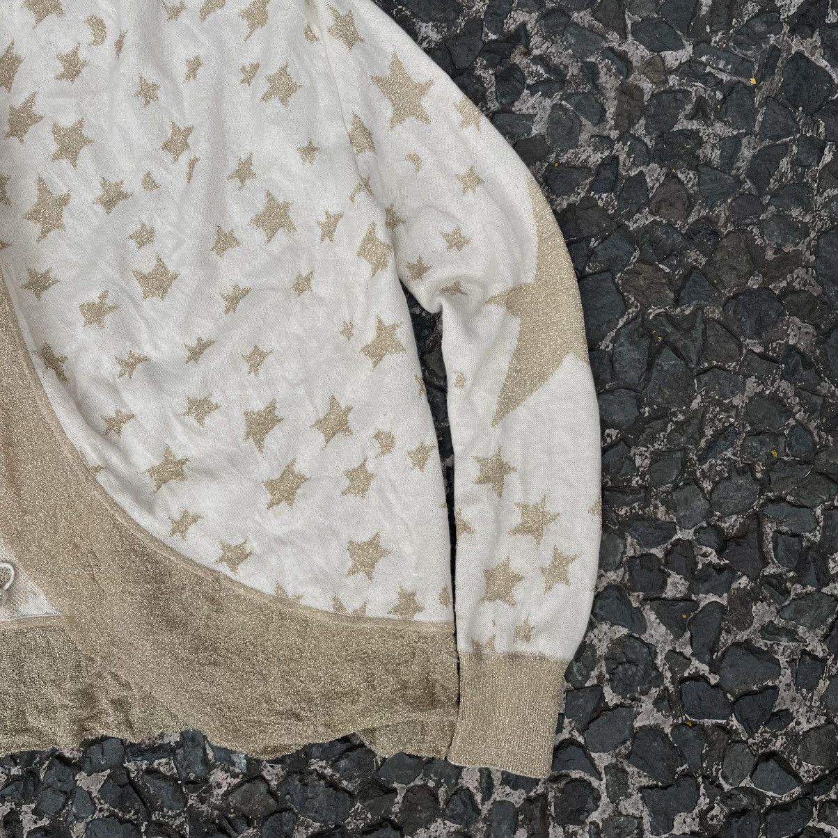 Tsumori Chisato Tsumori Chisato gold shimmer Knit Cardigan Size M / US 6-8 / IT 42-44 - 6 Thumbnail