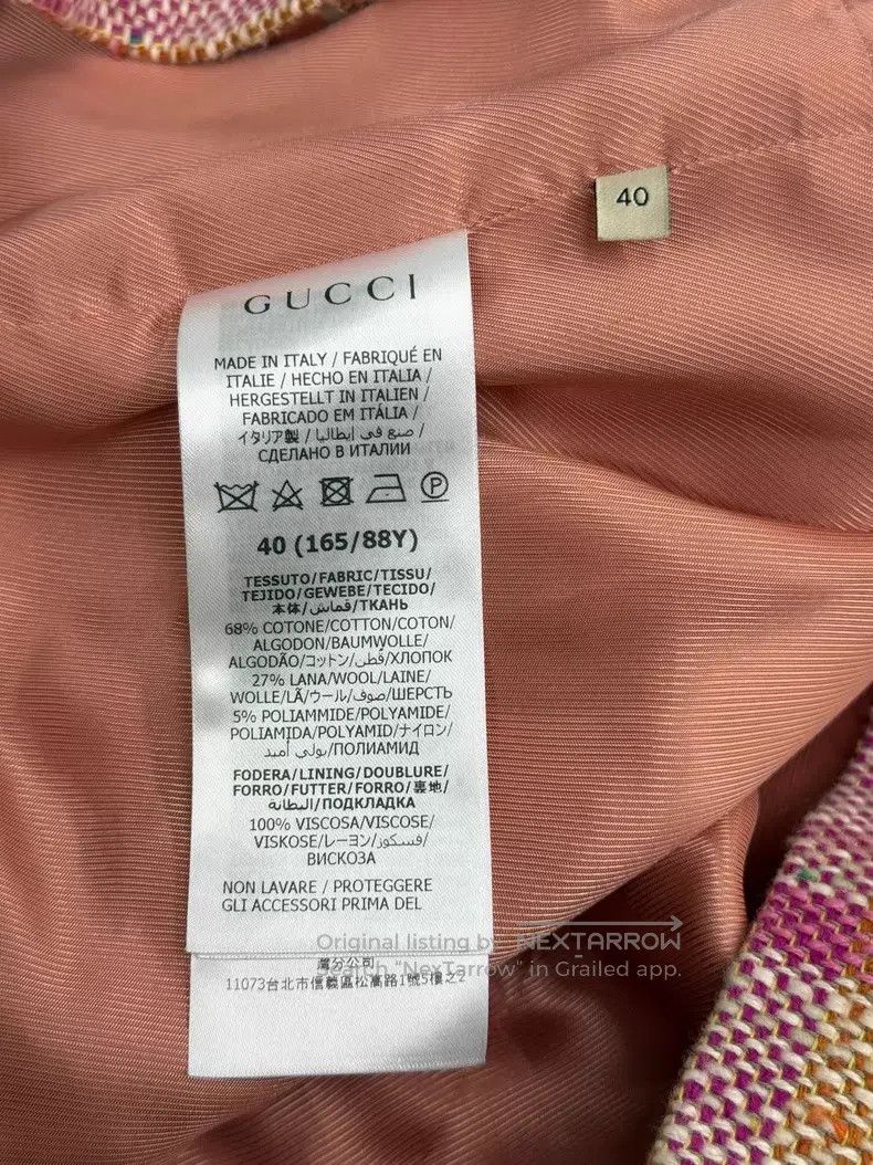 Gucci Gucci Colourful tweed jacket Size S / US 4 / IT 40 - 5 Thumbnail