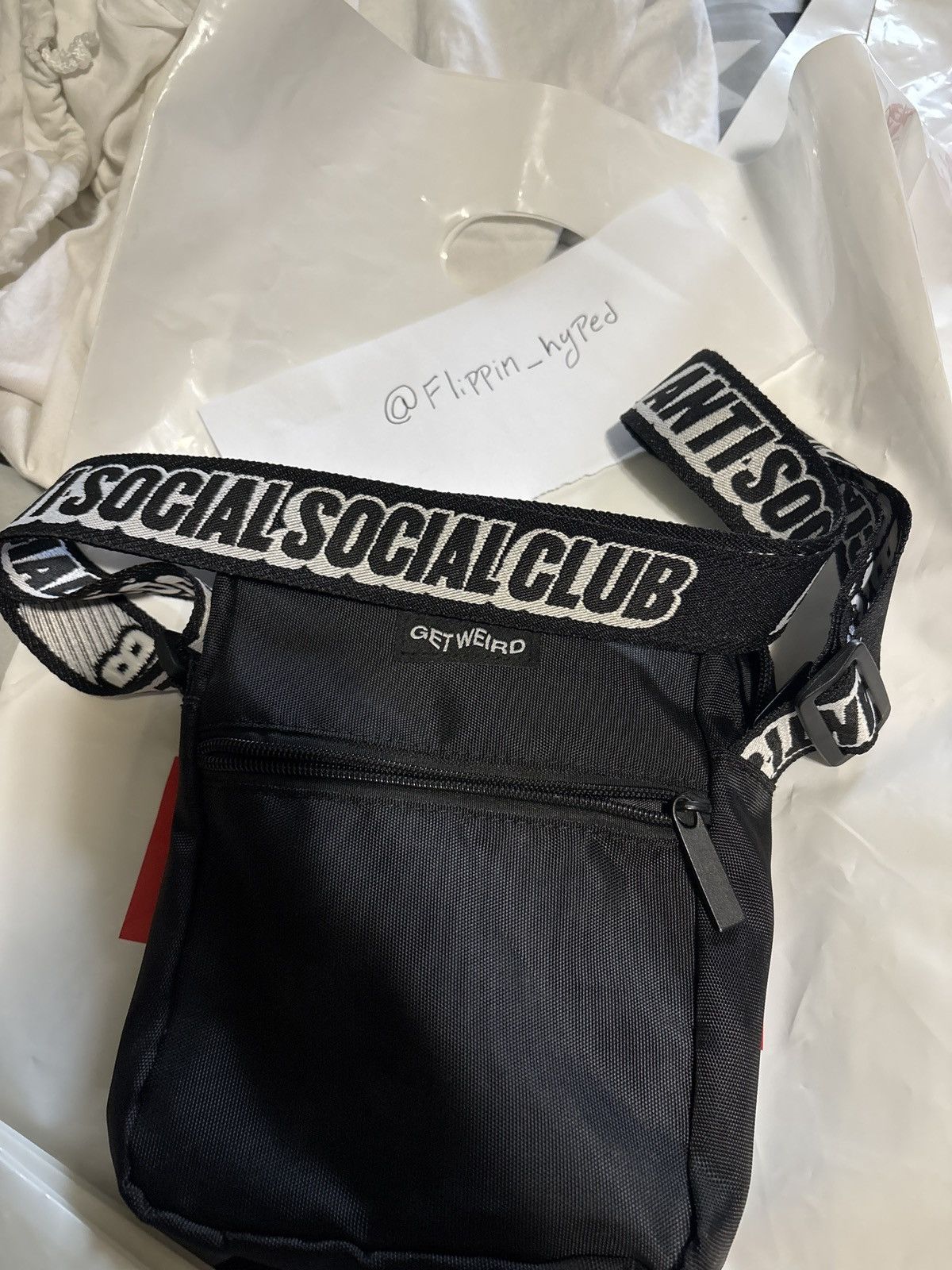 Anti Social Social Club Anit social social club shoulder bag Size ONE SIZE - 2 Thumbnail