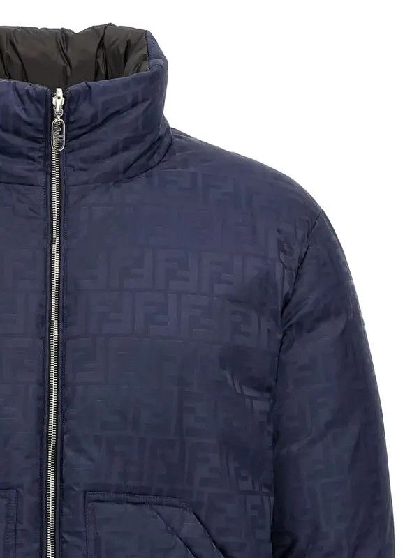 Fendi o1B3y1r0526 Puffer Jacket in Midnight Blue Size US L / EU 52-54 / 3 - 3 Thumbnail
