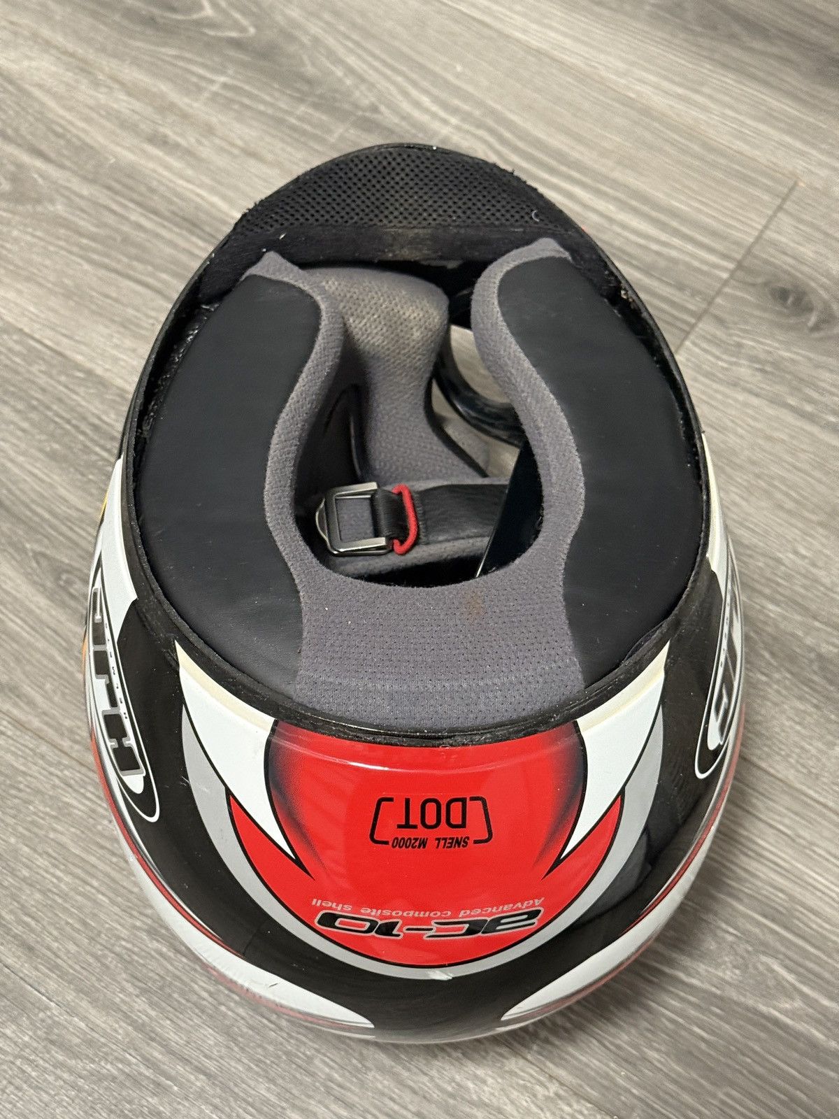 Designer × Vintage Vintage HJC Rider Helmet Size ONE SIZE - 4 Thumbnail