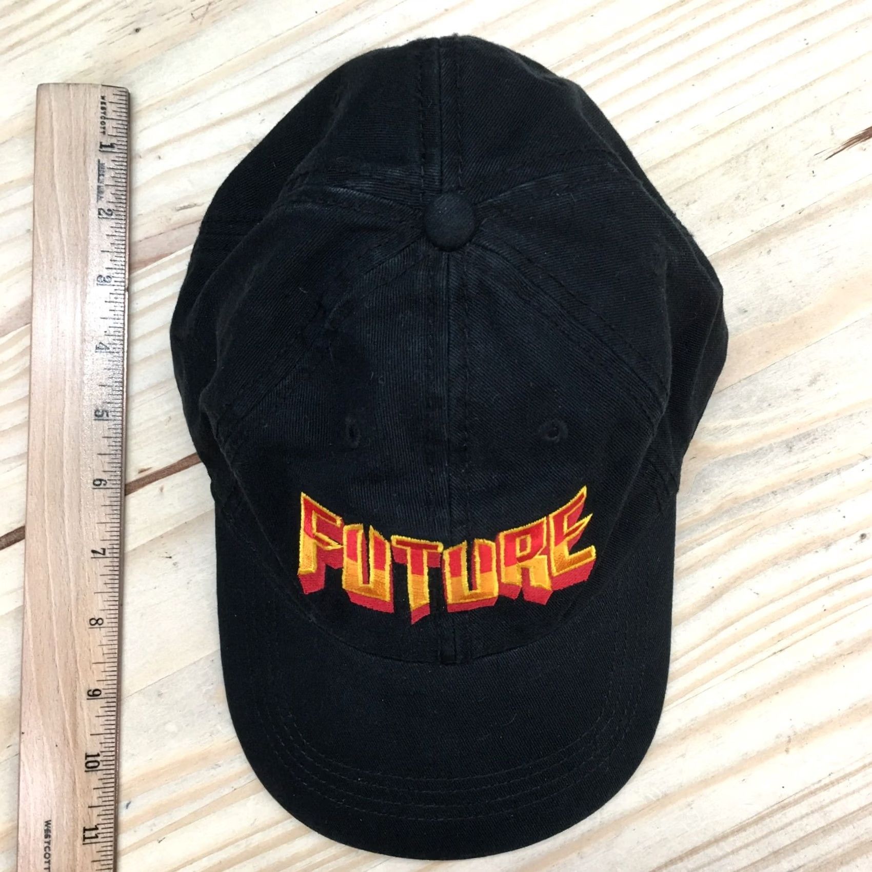 Vintage Cap America Future Embroidered Baseball Hat Mens Black One Size Adjustable Size ONE SIZE - 3 Thumbnail