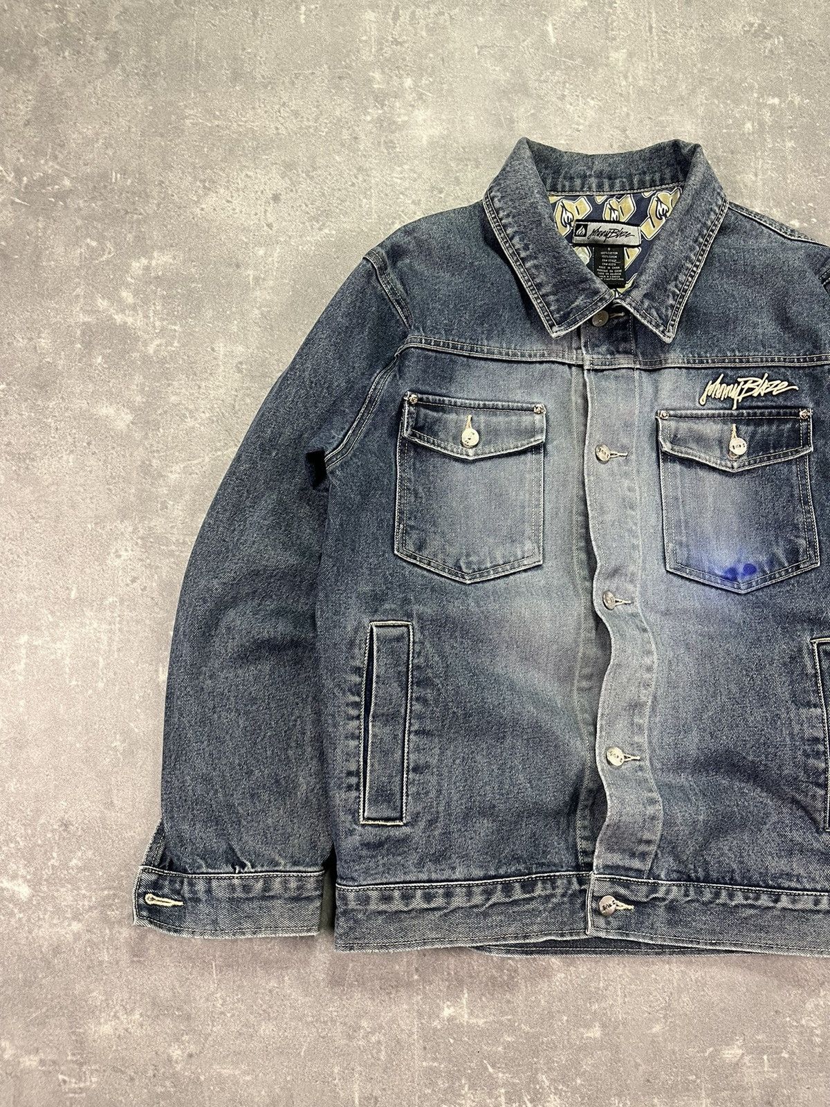 Vintage Johnny Blaze Vintage Denim Jacket S M Size US S / EU 44-46 / 1 - 3 Thumbnail