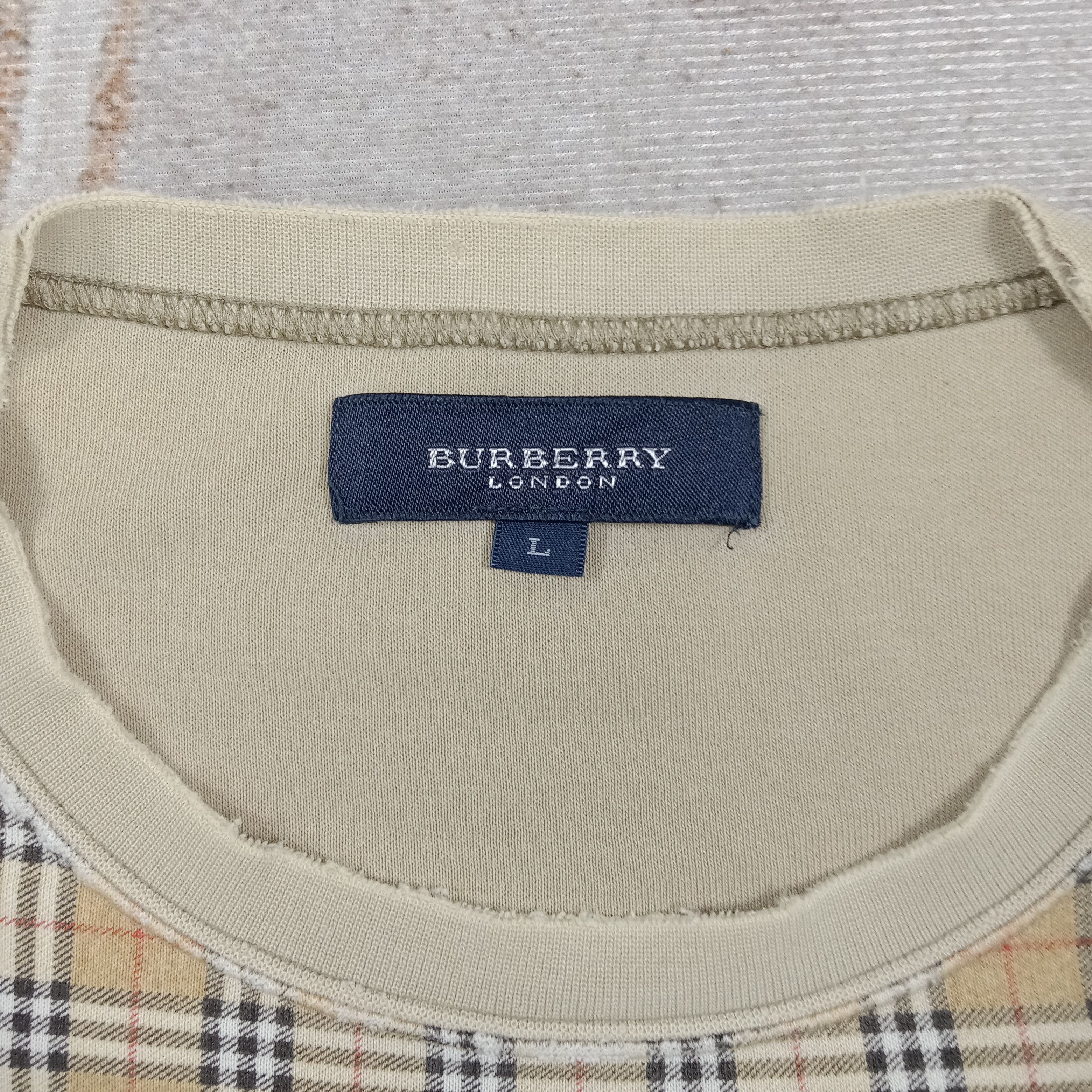 Burberry Burberry Nova Check Pocket Sweatshirt C274N11 Size US L / EU 52-54 / 3 - 6 Thumbnail