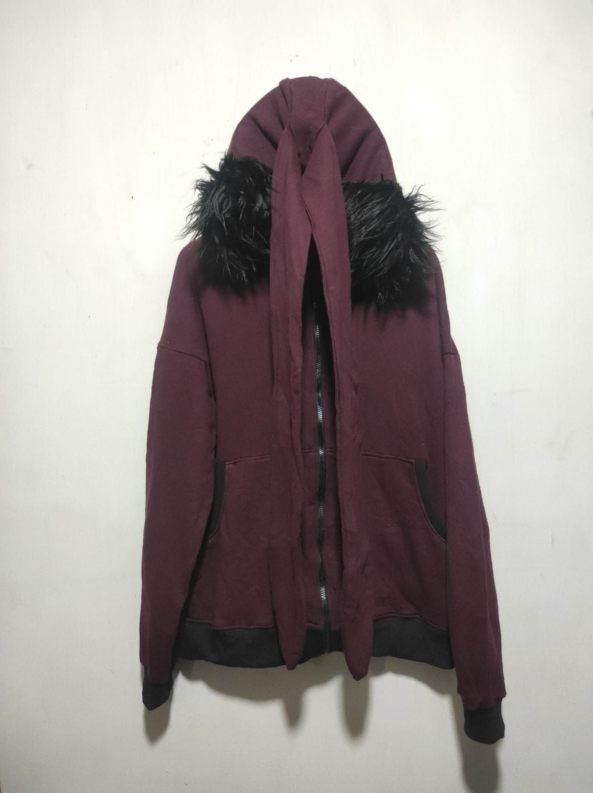 Japanese Brand Unbrand Long Ear zip fur hoodie ifsix LGB style Size US XL / EU 56 / 4 - 2 Thumbnail