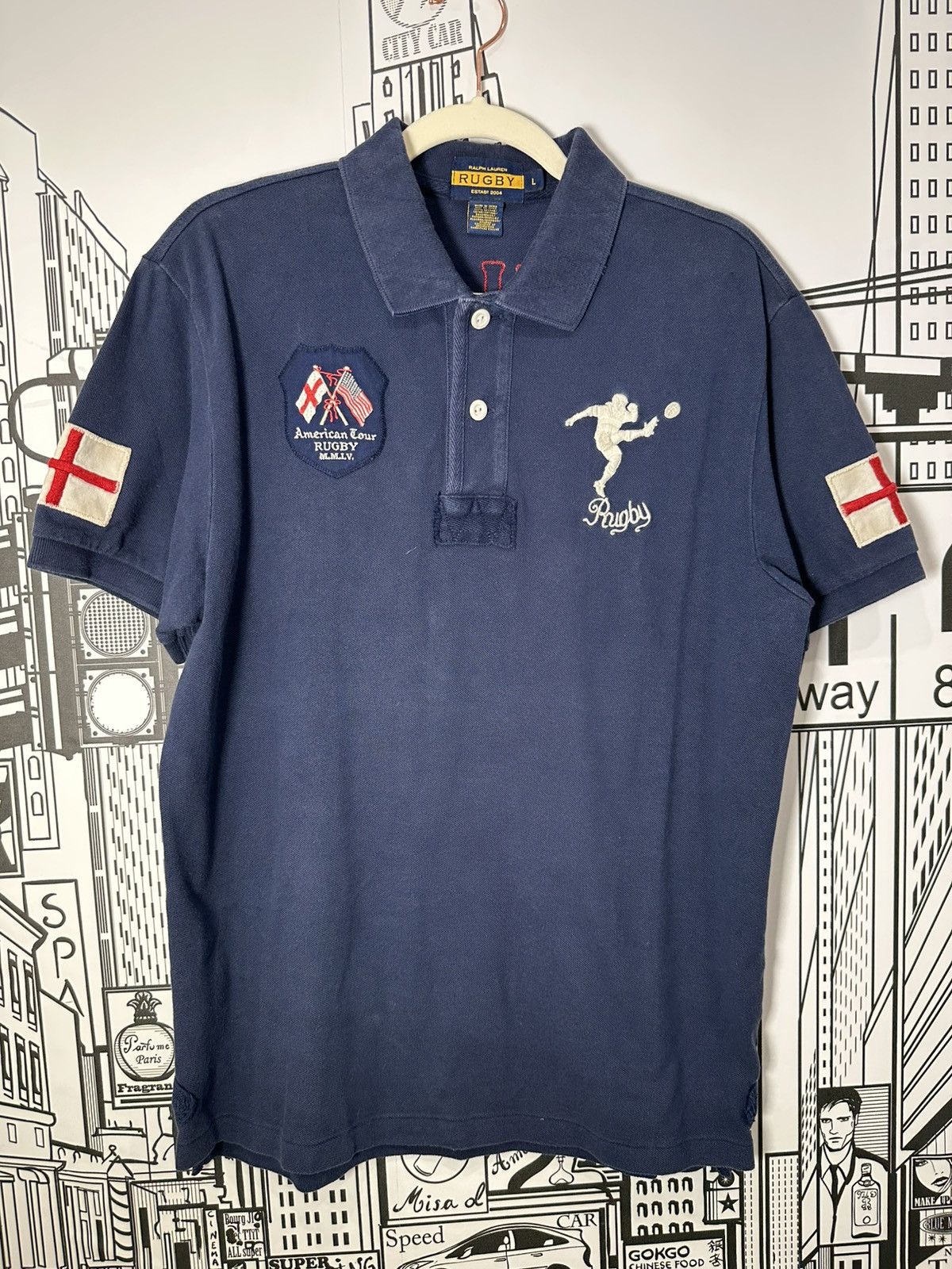 Rugby Ralph Lauren Rugby Ralph Lauren Usa x England American Tour Big Kicker L Size US L / EU 52-54 / 3 - 1 Thumbnail
