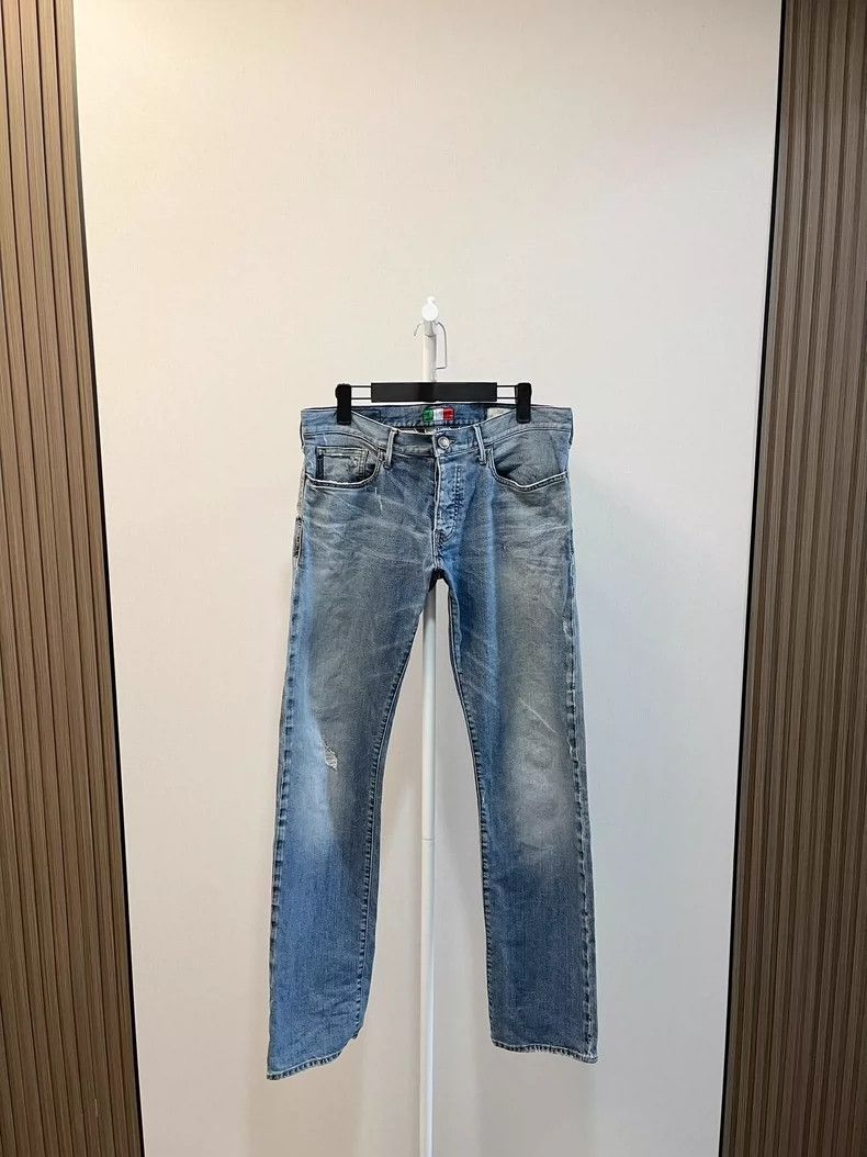 Emporio Armani Armani Washed Blue Casual Jeans-yf Size US 32 / EU 48 - 1 Thumbnail