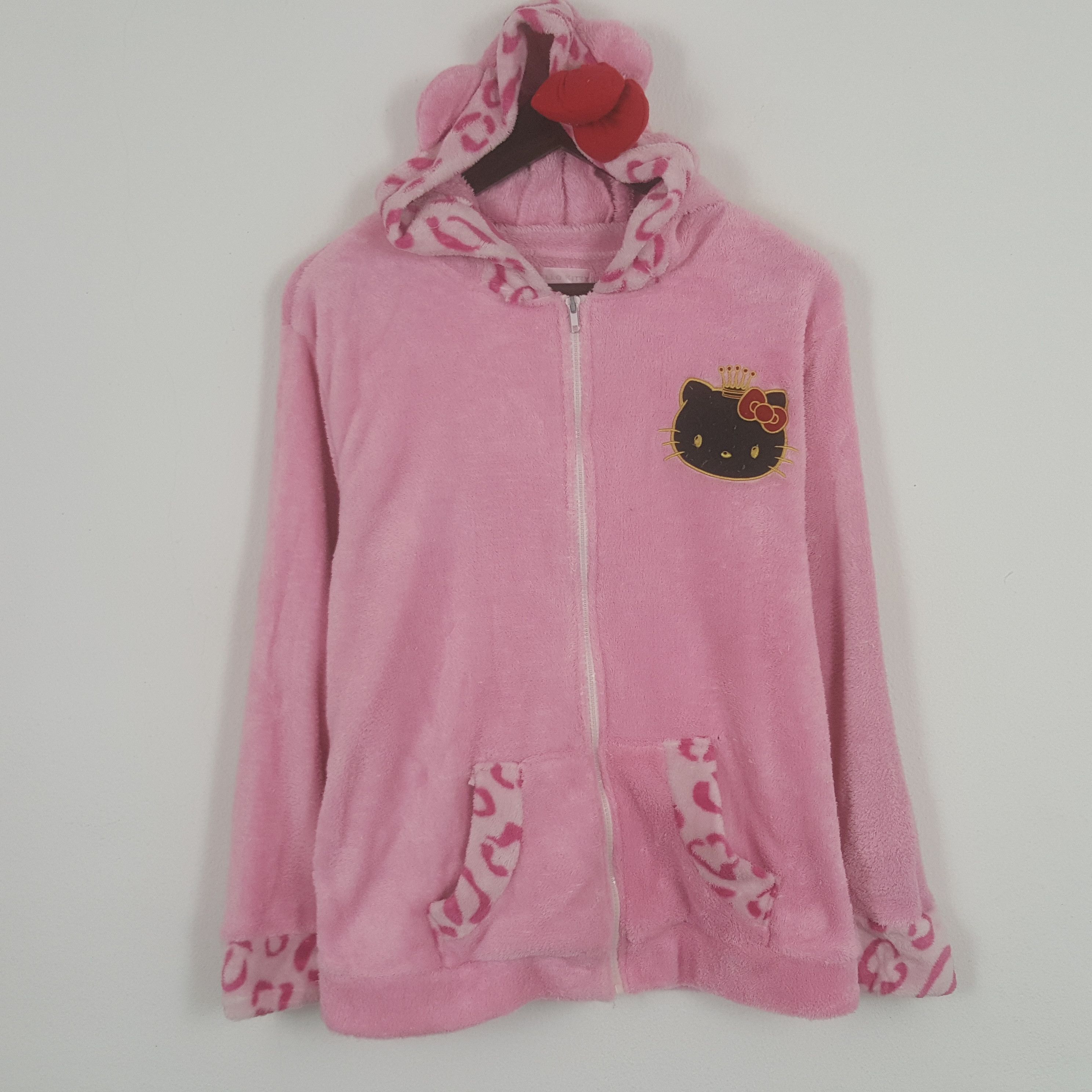 Cartoon Network × Vintage Vintage Hello Kitty Sherpa Zipper Jacket Hoodies Size S / US 4 / IT 40 - 3 Thumbnail