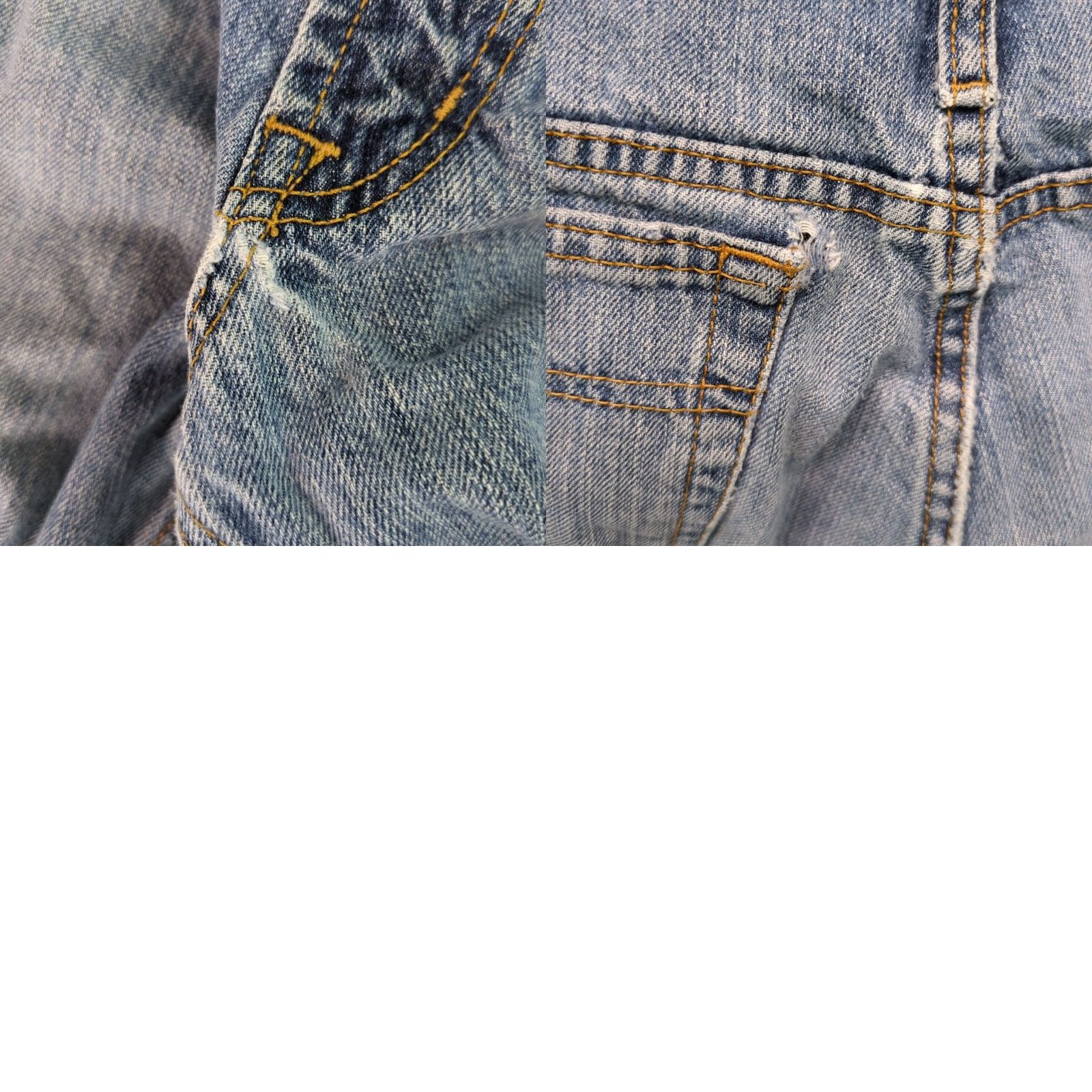 Vintage VINTAGE Cinch White Label Jeans Men 28x30 Blue Denim 5-Pocket Western Style Relaxed Regular Straight Size US 28 / EU 44 - 8 Thumbnail