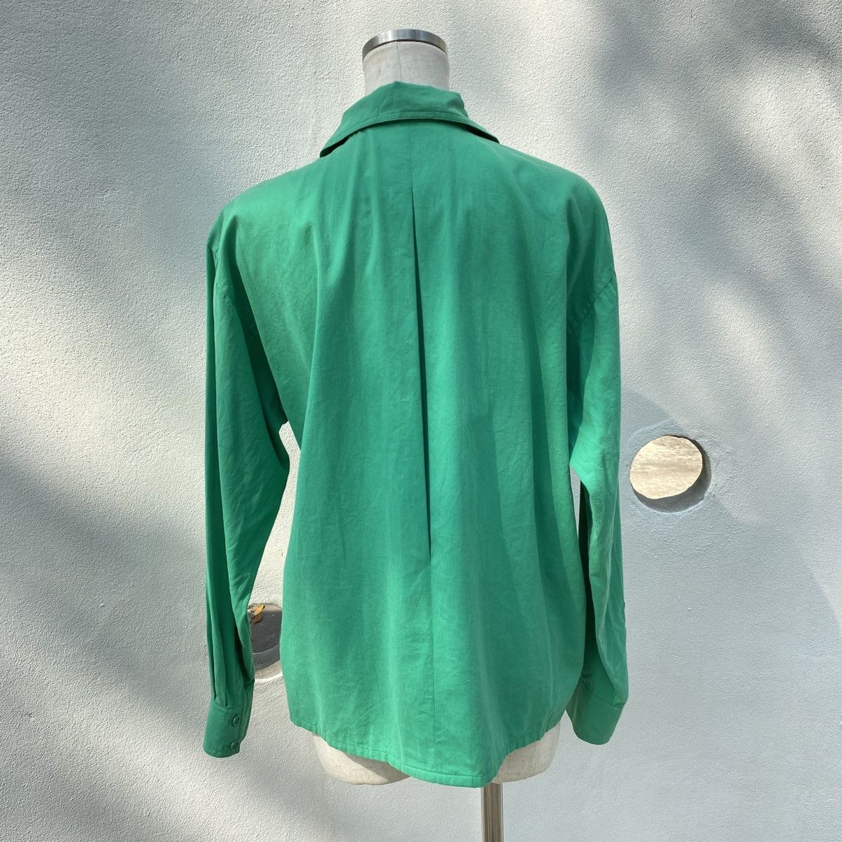 Dior Christian Dior Green Pocket Shirt Size M / US 6-8 / IT 42-44 - 2 Thumbnail