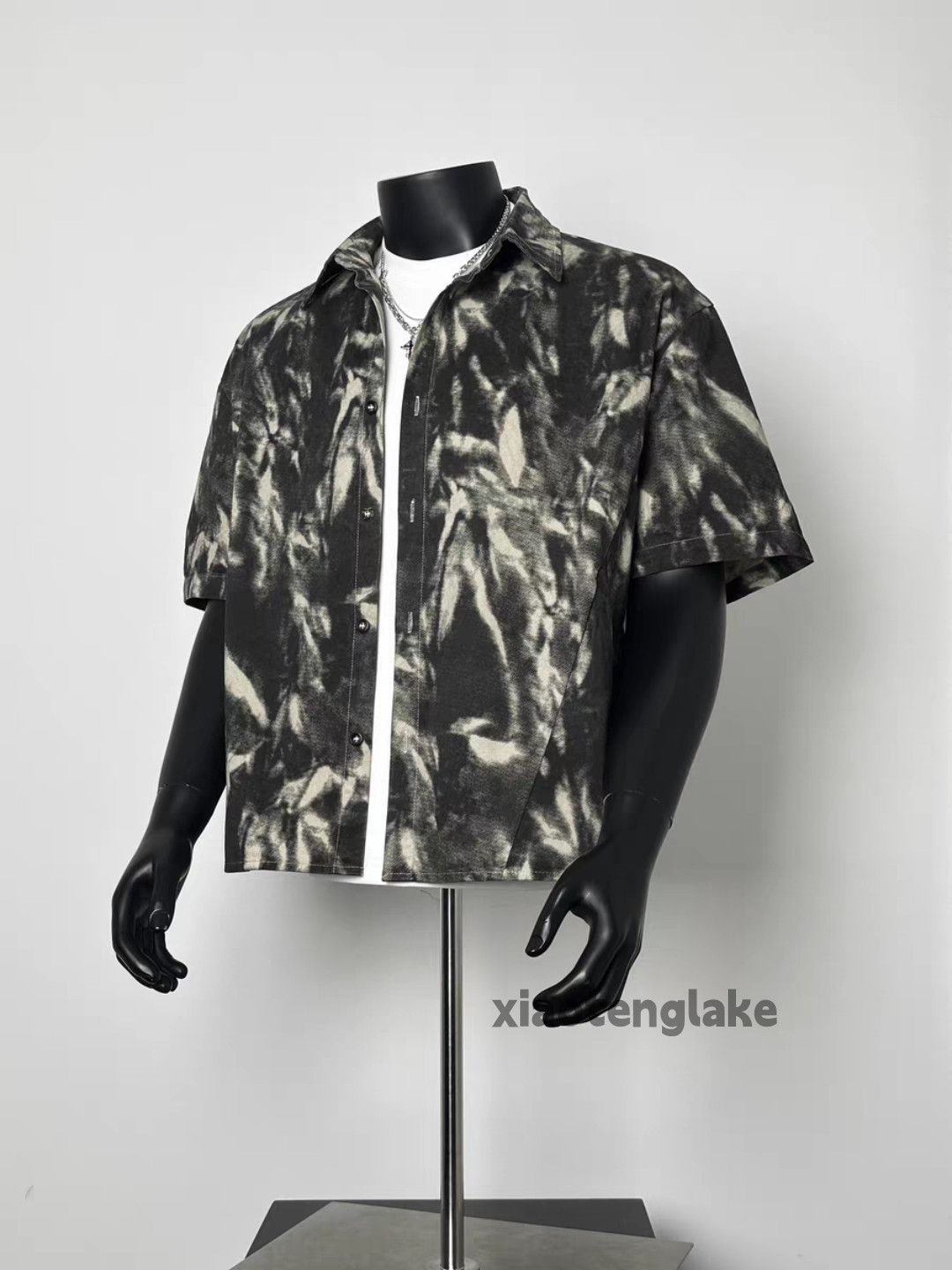 Vintage Unisex outdoor utility tie dye loose grunge shirt Size US M / EU 48-50 / 2 - 6 Thumbnail