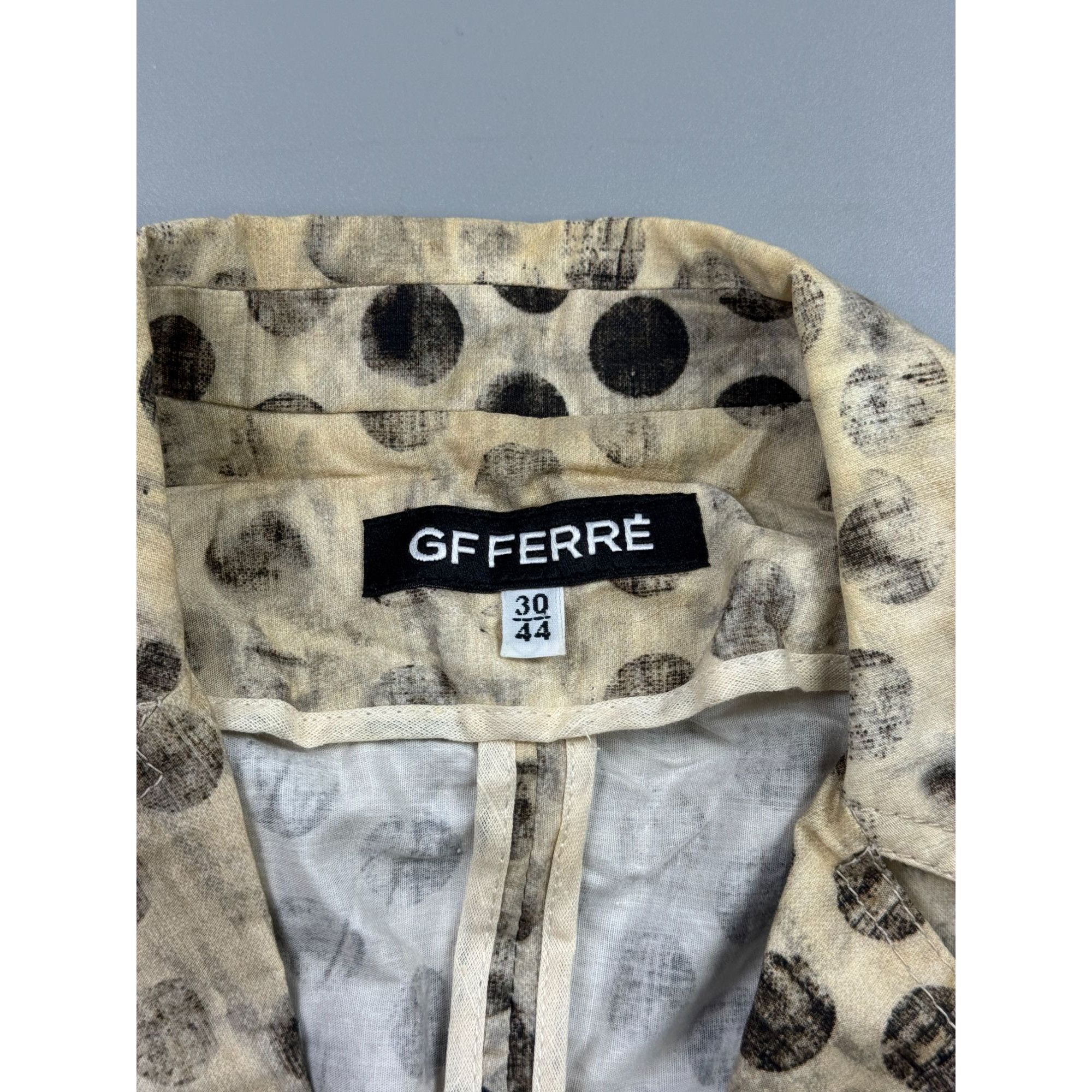 Gianfranco Ferre Gianfranco GF Ferre Vintage Abstract Pattern Blazer (Y1218) Size M / US 6-8 / IT 42-44 - 6 Thumbnail