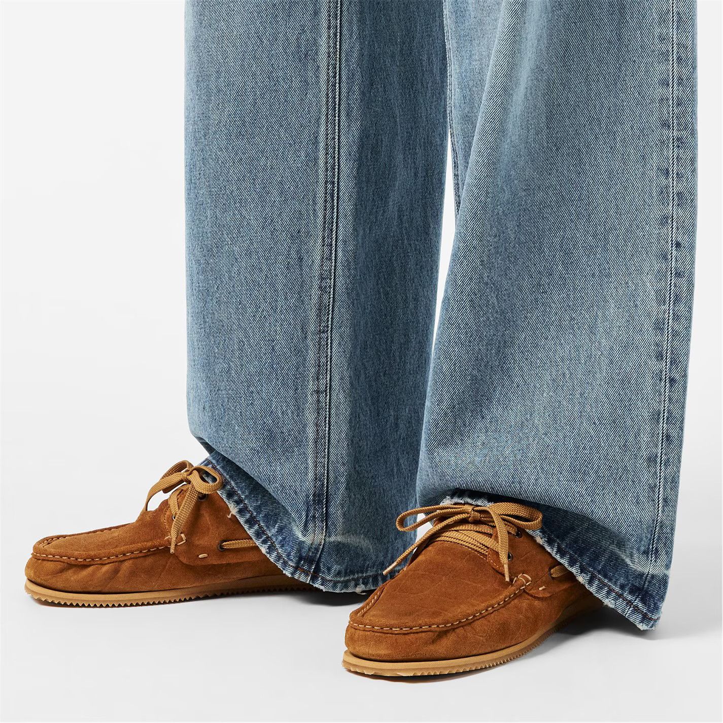 Jacquemus o1g2r1mq0426 La Croisiere Boat Shoes in Camel Size US 8 / EU 41 - 2 Thumbnail