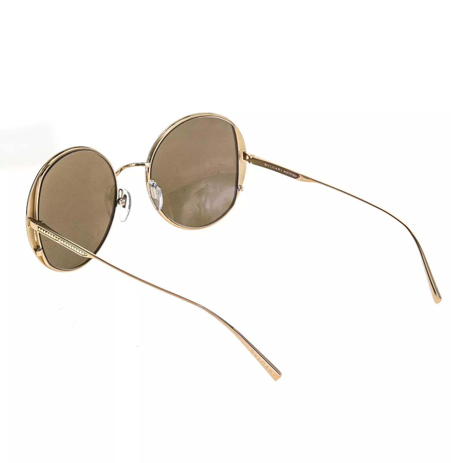 Bvlgari BVLGARI BV6169 Rose Round Metal Fashion Sunglasses 6169 Size ONE SIZE - 4 Thumbnail