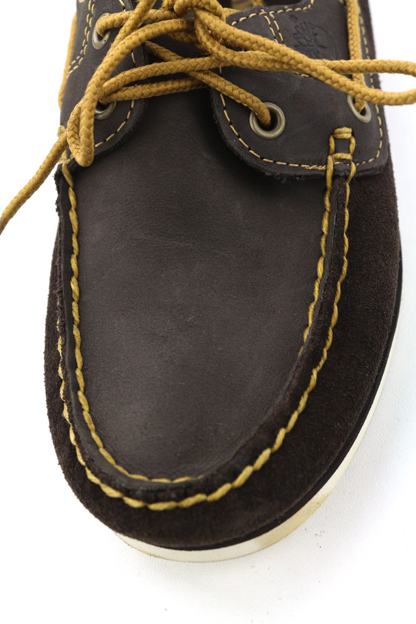 Timberland 26608 UK3.5 Dark Brown Leather Lace Up Shoes 81015 Size US 4 / IT 34 - 13 Thumbnail