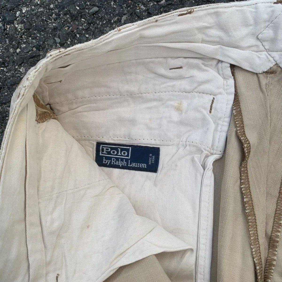 Polo Ralph Lauren × Ralph Lauren POLO RALPH LAUREN TROUSERS PATCHWORK RUGGED PANTS NICEDESIGN Size US 29 - 10 Thumbnail