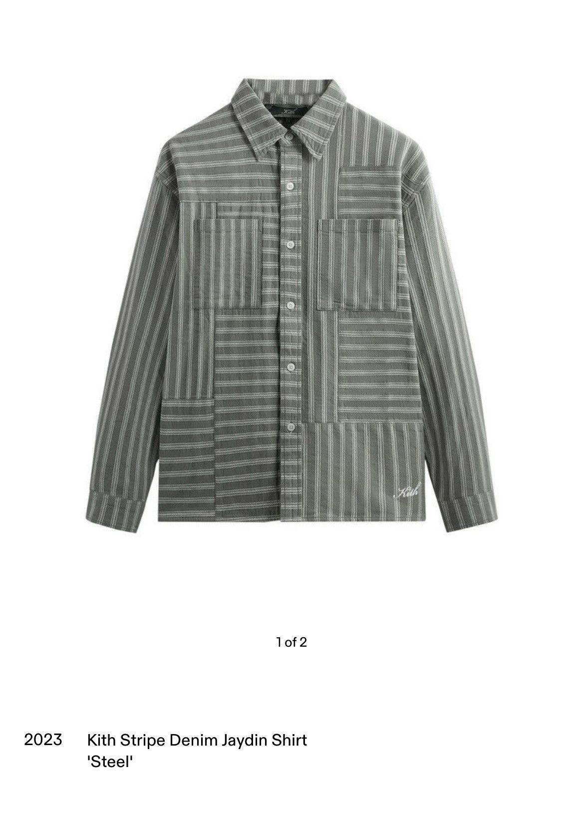 Kith KITH Stripe Denim Jaydin Shirt Size US M / EU 48-50 / 2 - 5 Thumbnail