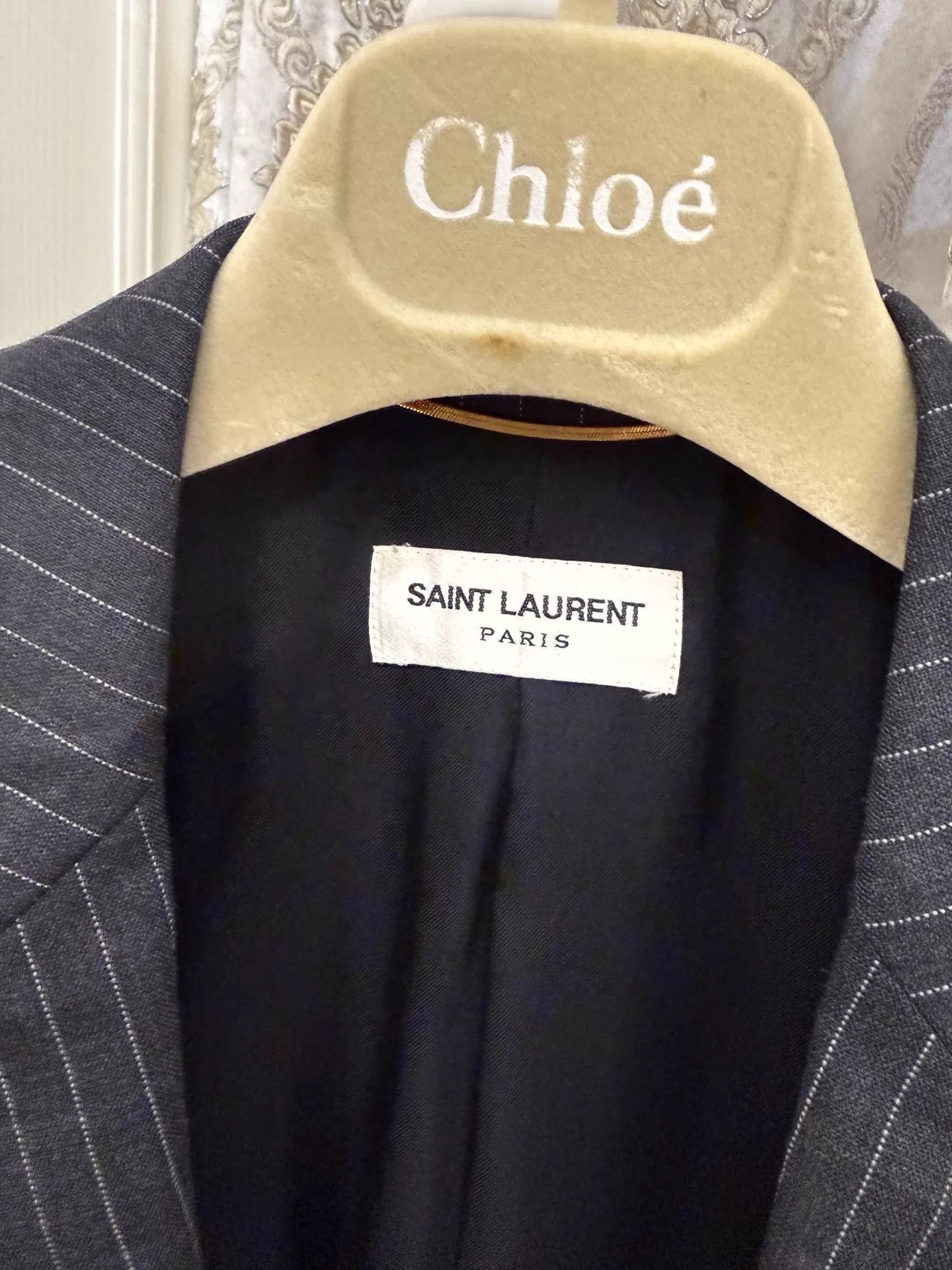 Yves Saint Laurent YSL SLP suit jacket 34 Size XS / US 0-2 / IT 36-38 - 3 Thumbnail