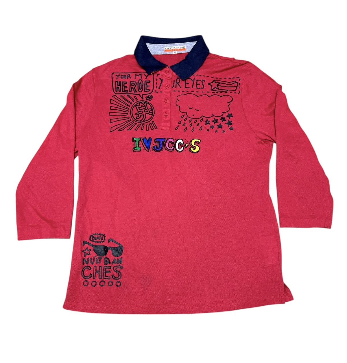 Jean Charles De Castelbajac × Vintage castelbajac Sport Long sleeve shirt Size US S / EU 44-46 / 1 - 1 Thumbnail