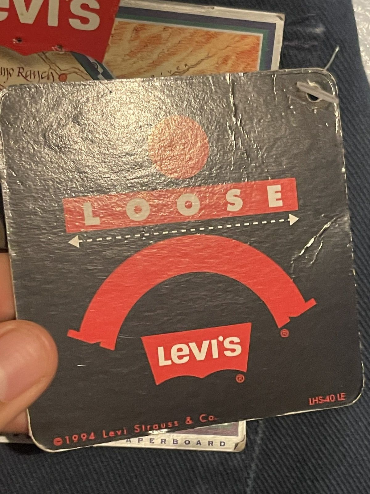 Levi's × Vintage 1994 Deadstock Orange Tabs Levi’s Pants Size US 28 / EU 44 - 4 Thumbnail