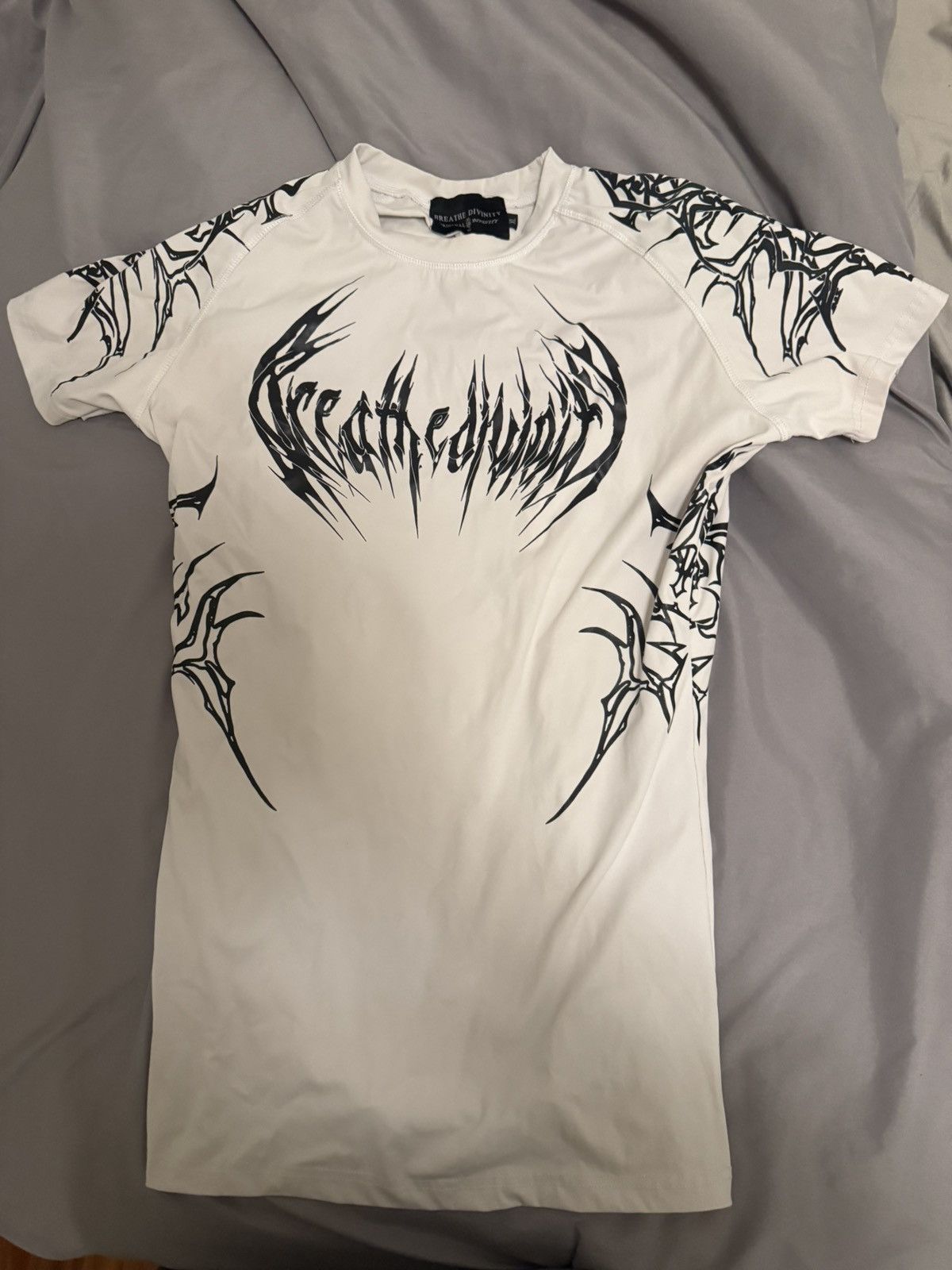 Other Breathedivinity White Exo Skeleton Shirt Size XL Size US XL / EU 56 / 4 - 1 Thumbnail