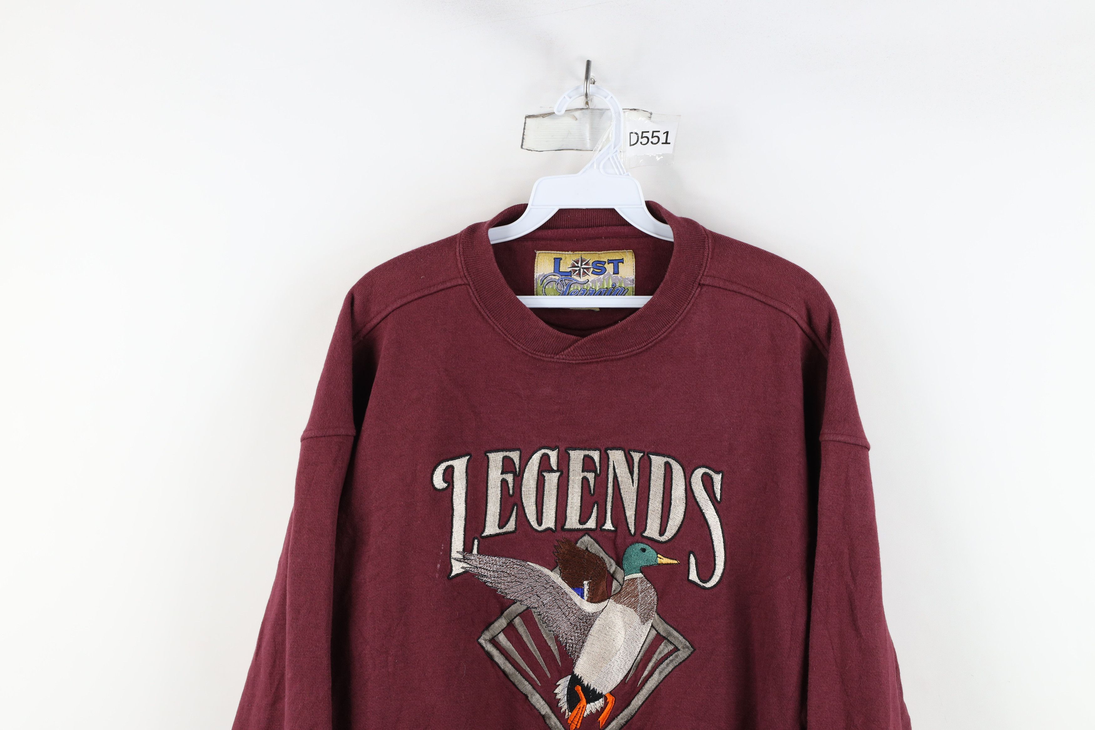 Vintage Vintage 90s Streetwear Nature Marsh Wetlands Duck Sweatshirt Size US XL / EU 56 / 4 - 2 Thumbnail