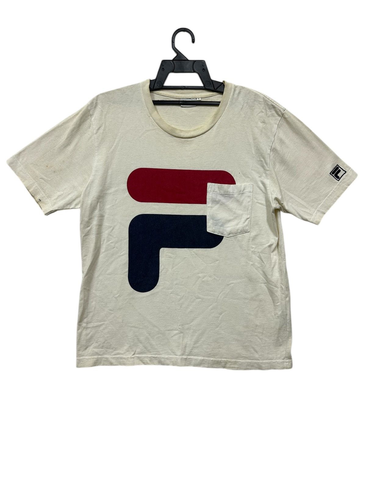 Bjorn Borg × Fila × Vintage Vintage Fila Big Logo Poket Shirt Size US L / EU 52-54 / 3 - 2 Thumbnail