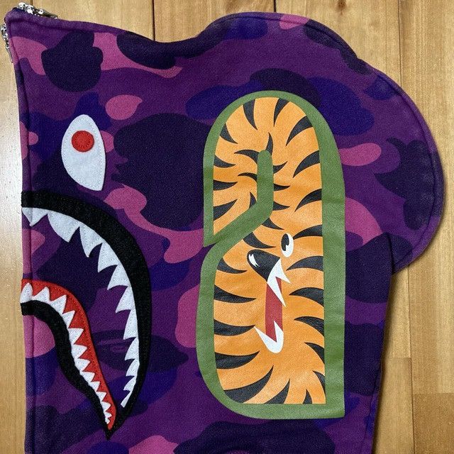 Bape BAPE Purple camo x Blue camo separate shark full zip hoodie Size US M / EU 48-50 / 2 - 6 Thumbnail