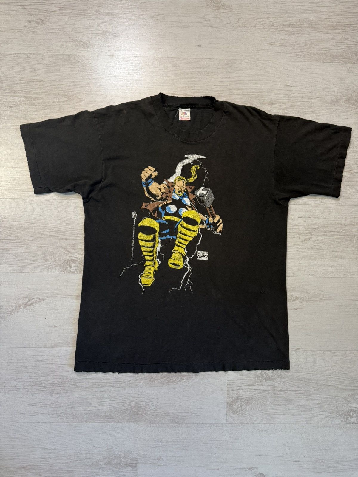 Other 1993 Vintage Marvel Comics Thor Thunderstrike Distressed Tee Size US L / EU 52-54 / 3 - 1 Thumbnail
