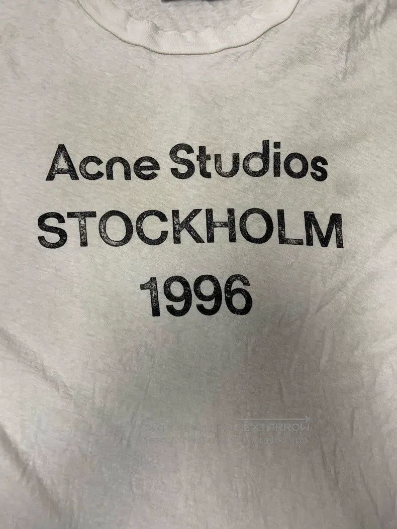 Acne Studios Acne Studios 1996 Series Letter Logo Aged Print Crewneck L Size US XS / EU 42 / 0 - 3 Thumbnail